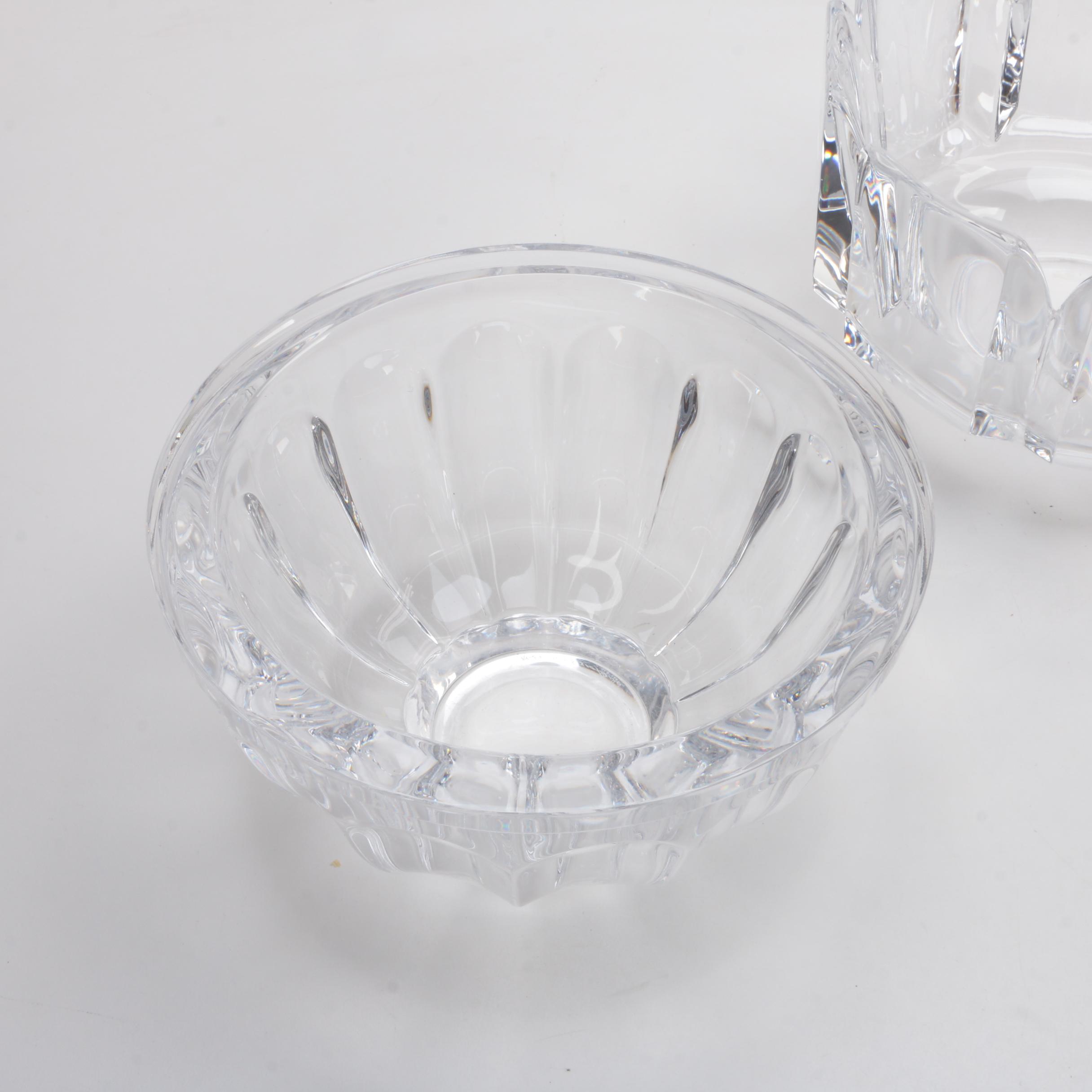 Orrefors Crystal Bowls and Decanter