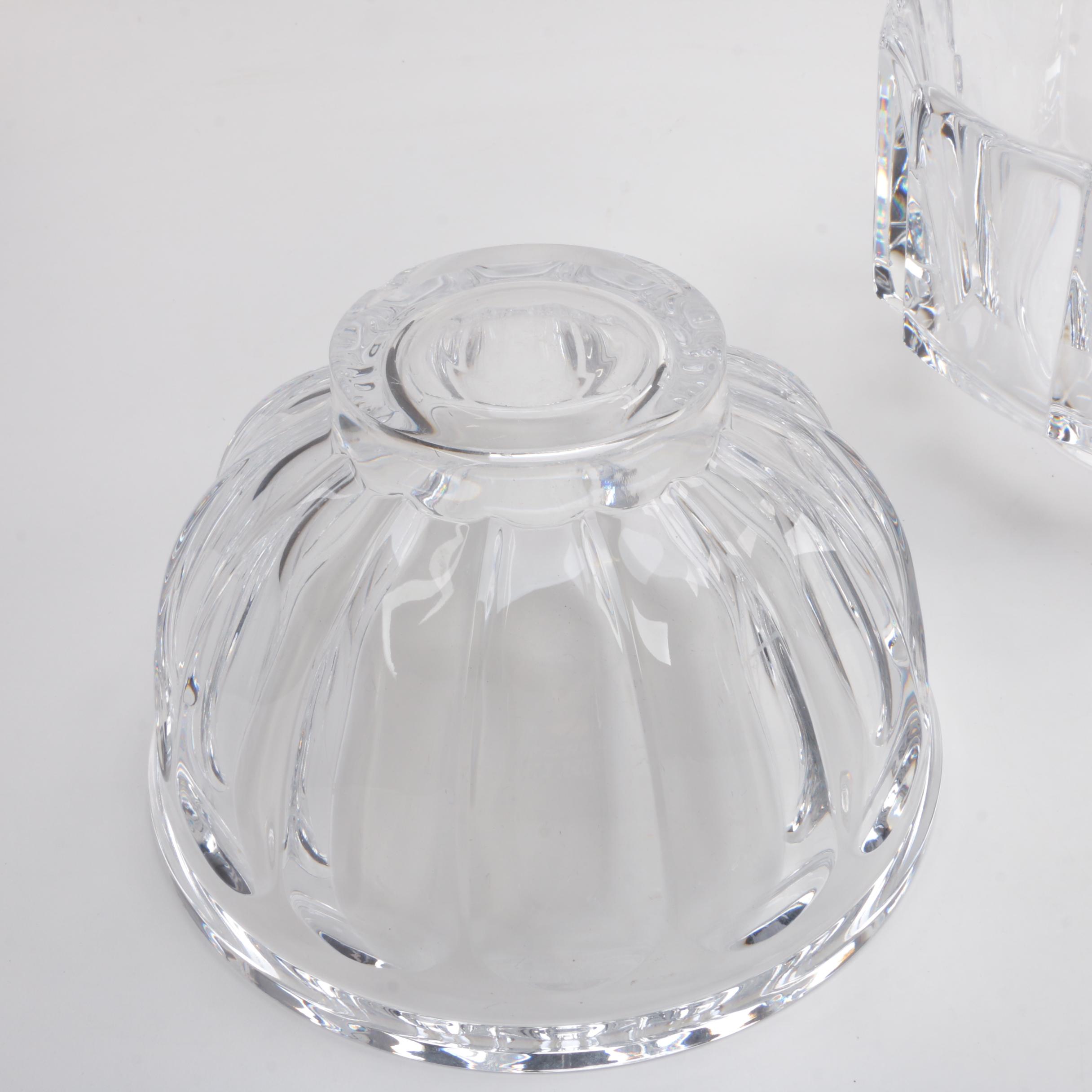 Orrefors Crystal Bowls and Decanter