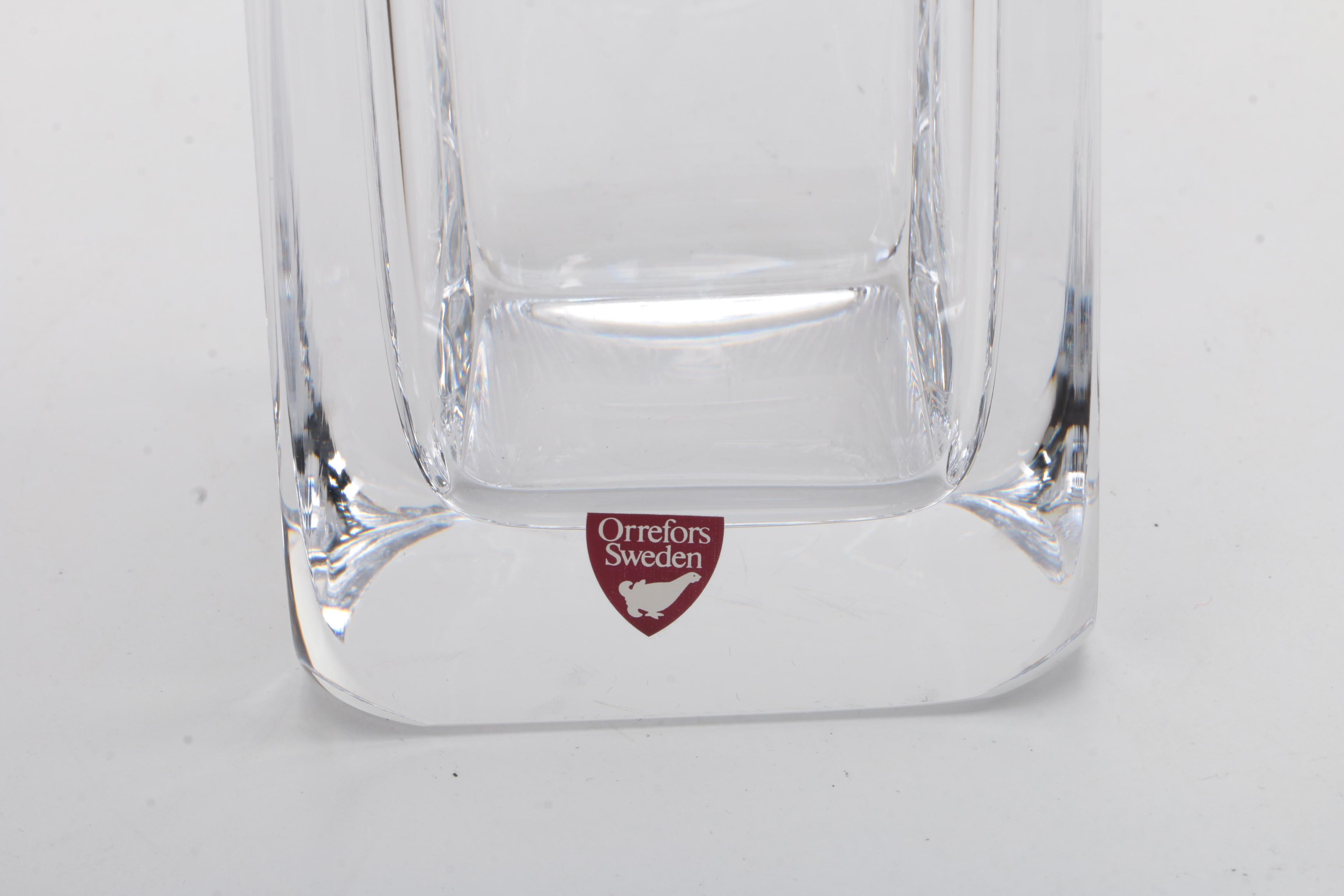 Orrefors Crystal Bowls and Decanter