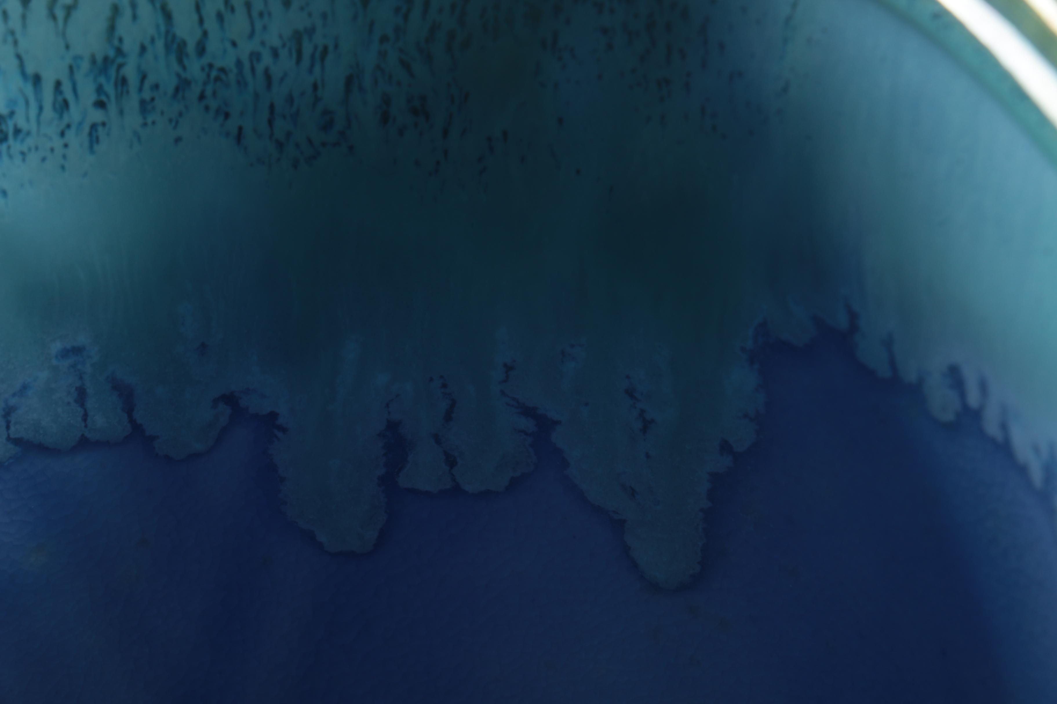 Hand Thrown Porcelain Crystalline Glazed Vase