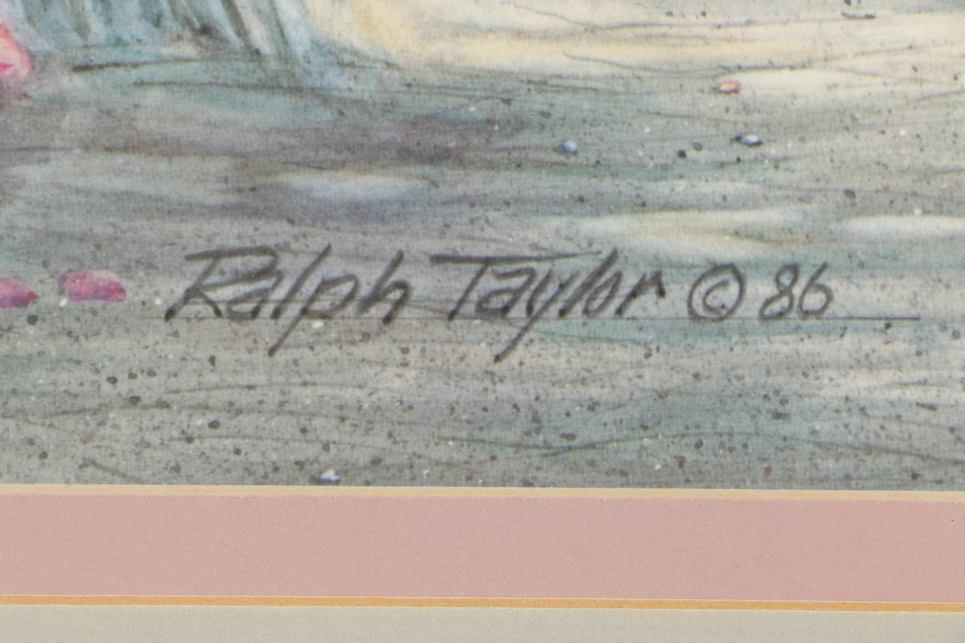 Ralph Taylor Limited Edition Offset Lithograph "Azalea Path"