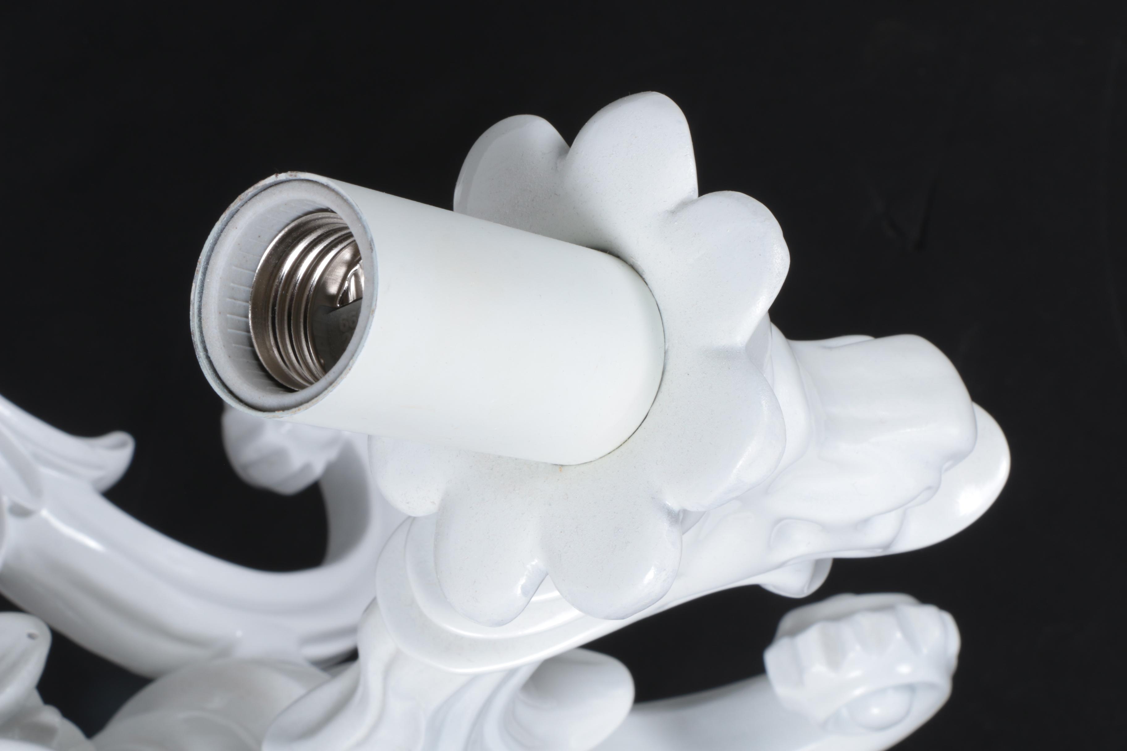 White Ceramic Chandelier