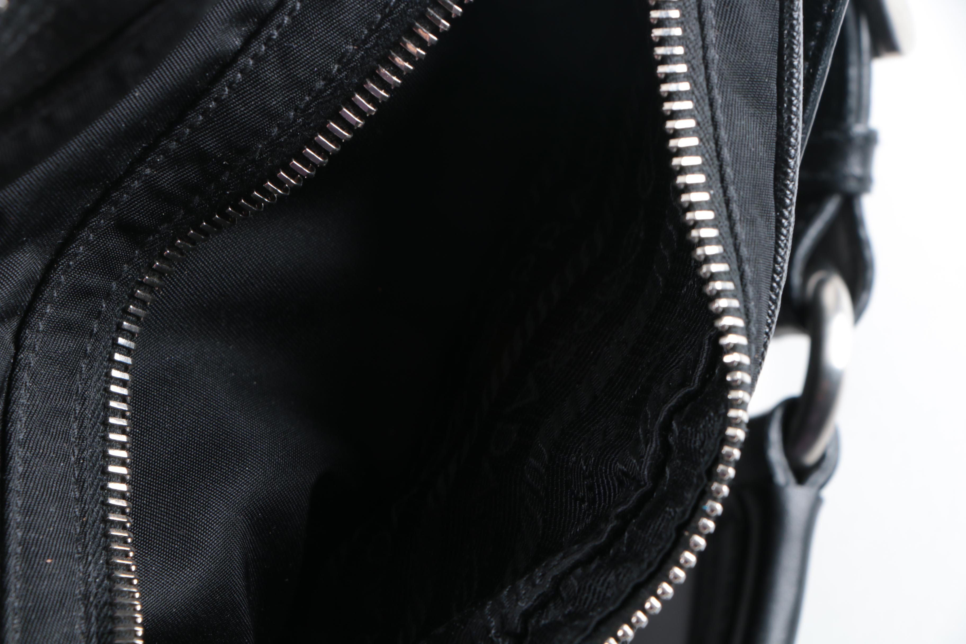 Prada Black Nylon Handbag