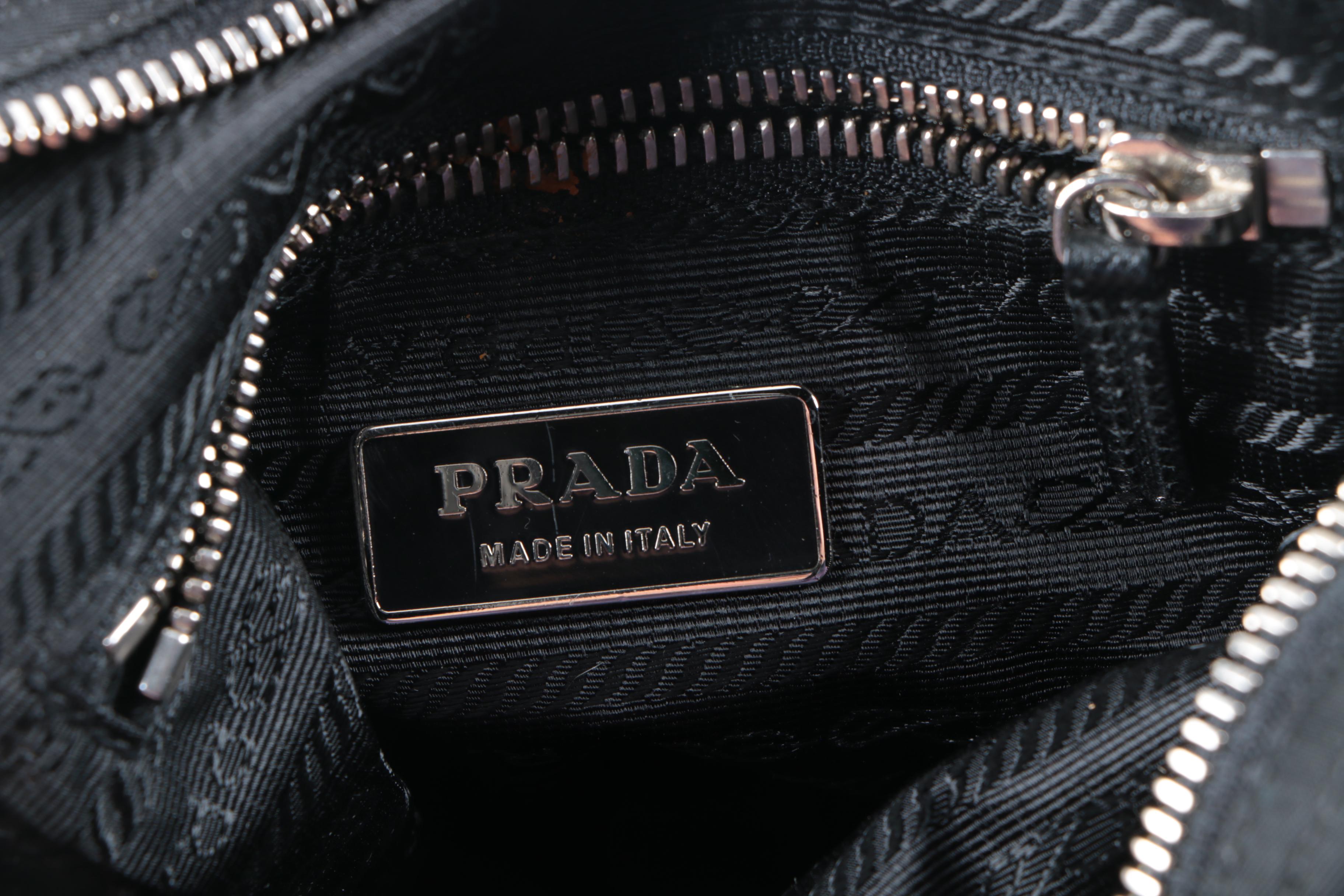 Prada Black Nylon Handbag