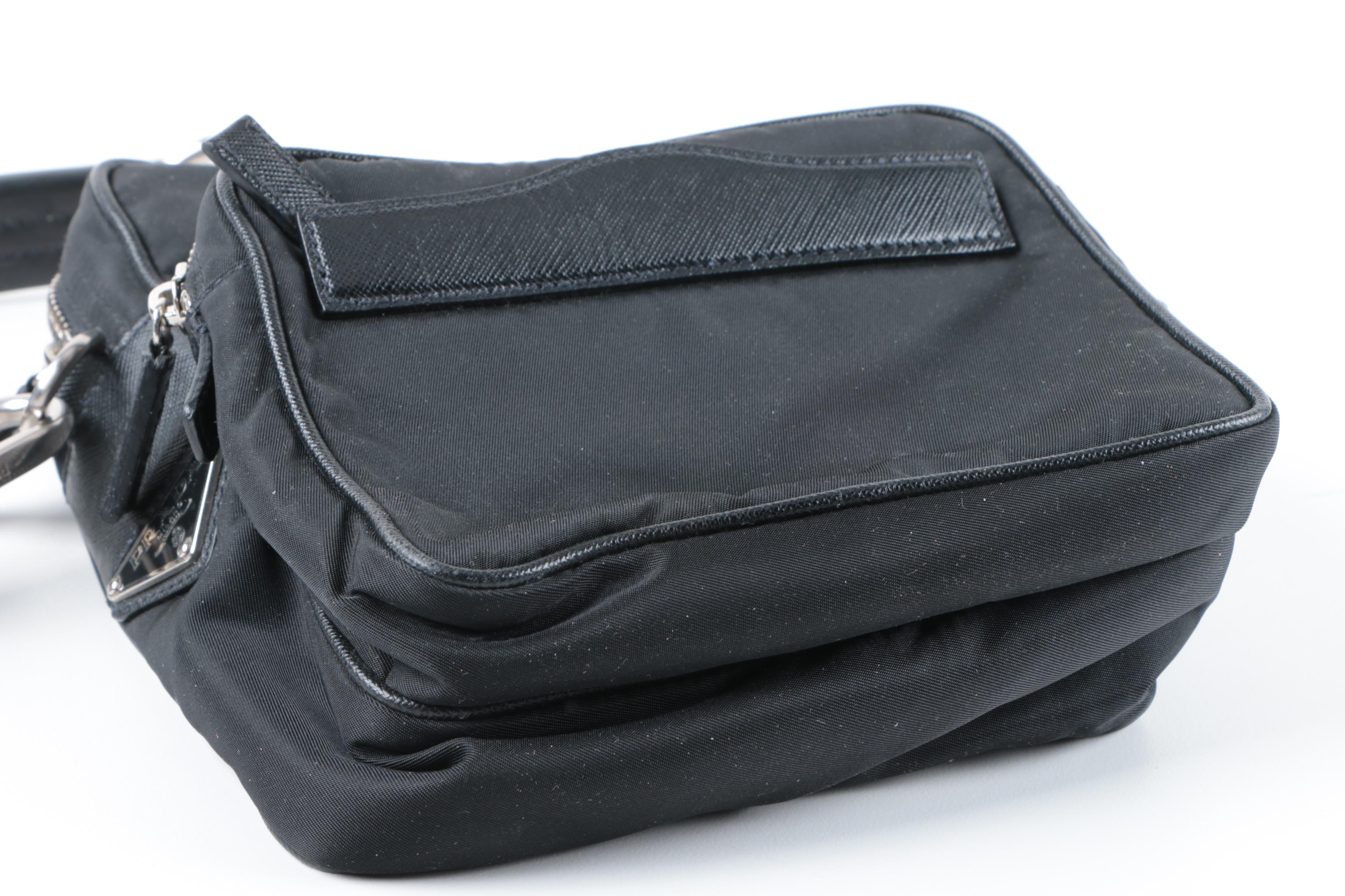 Prada Black Nylon Handbag