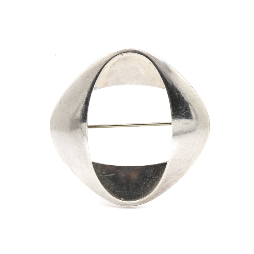 Georg Jensen Sterling Silver Brooch