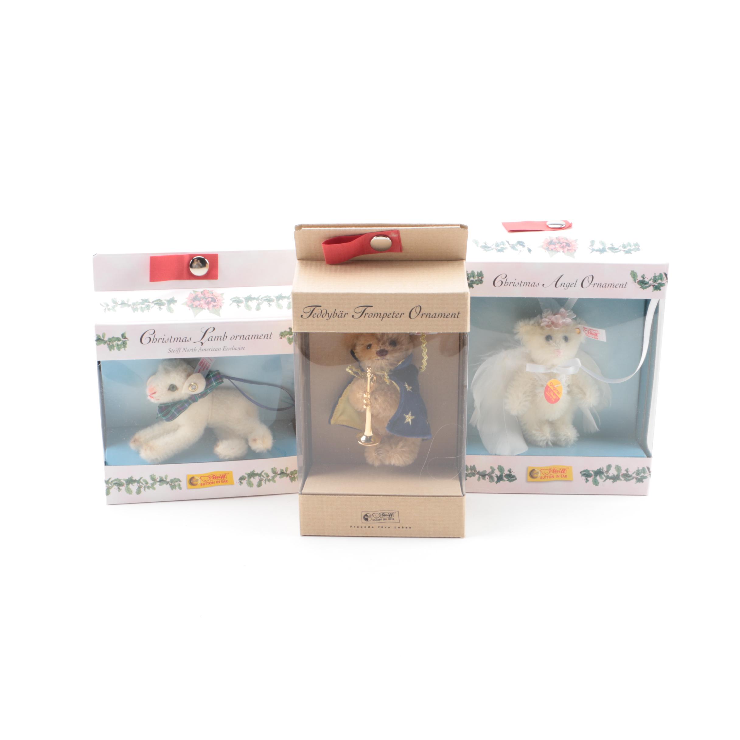 Steiff Animal Ornaments