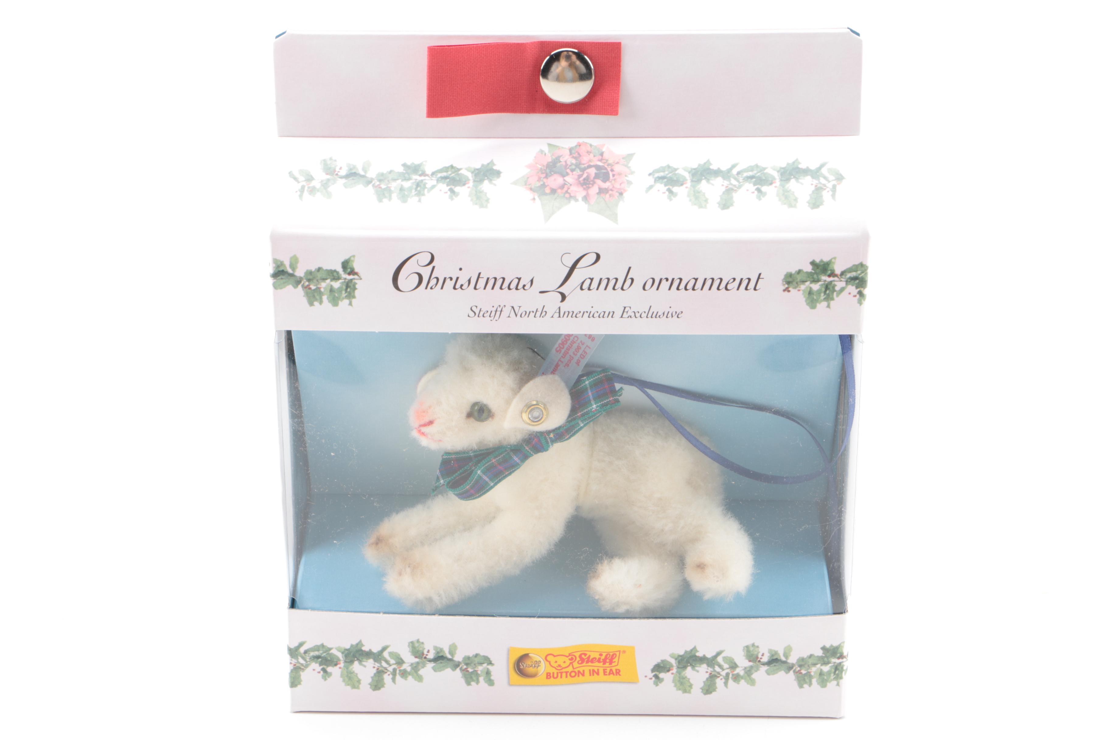 Steiff Animal Ornaments