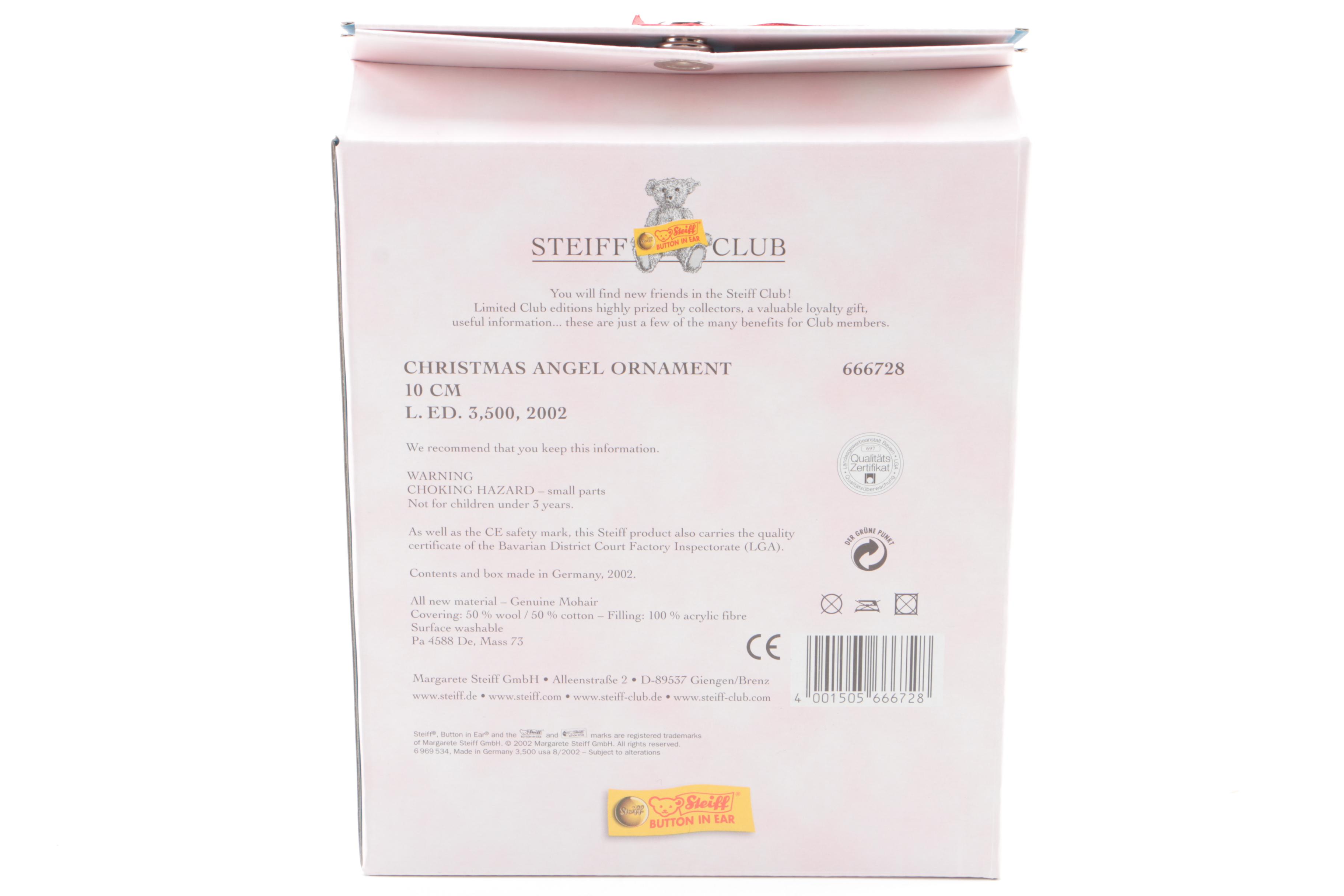 Steiff Animal Ornaments