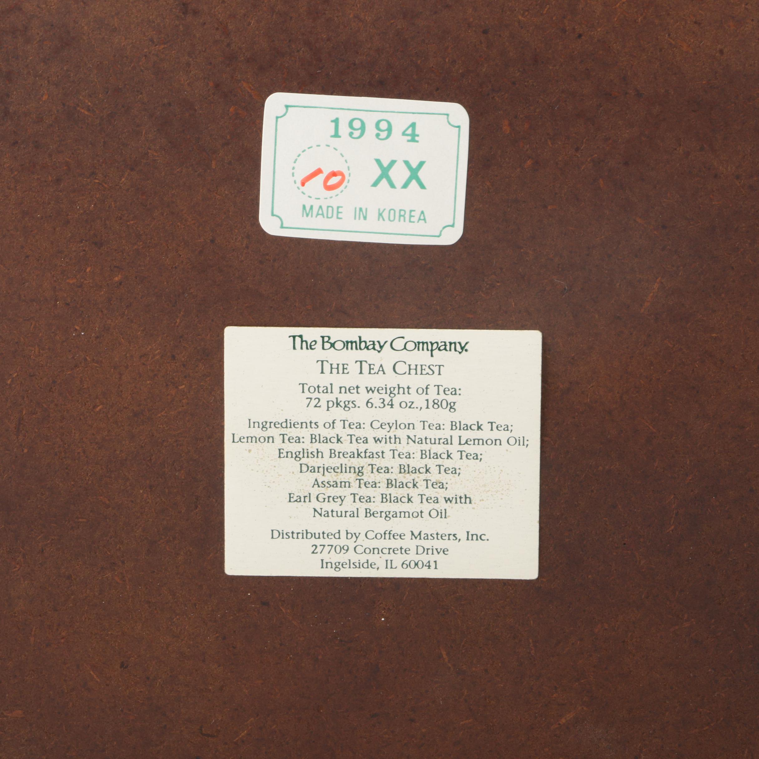 Bombay Company Wooden Tea Chest