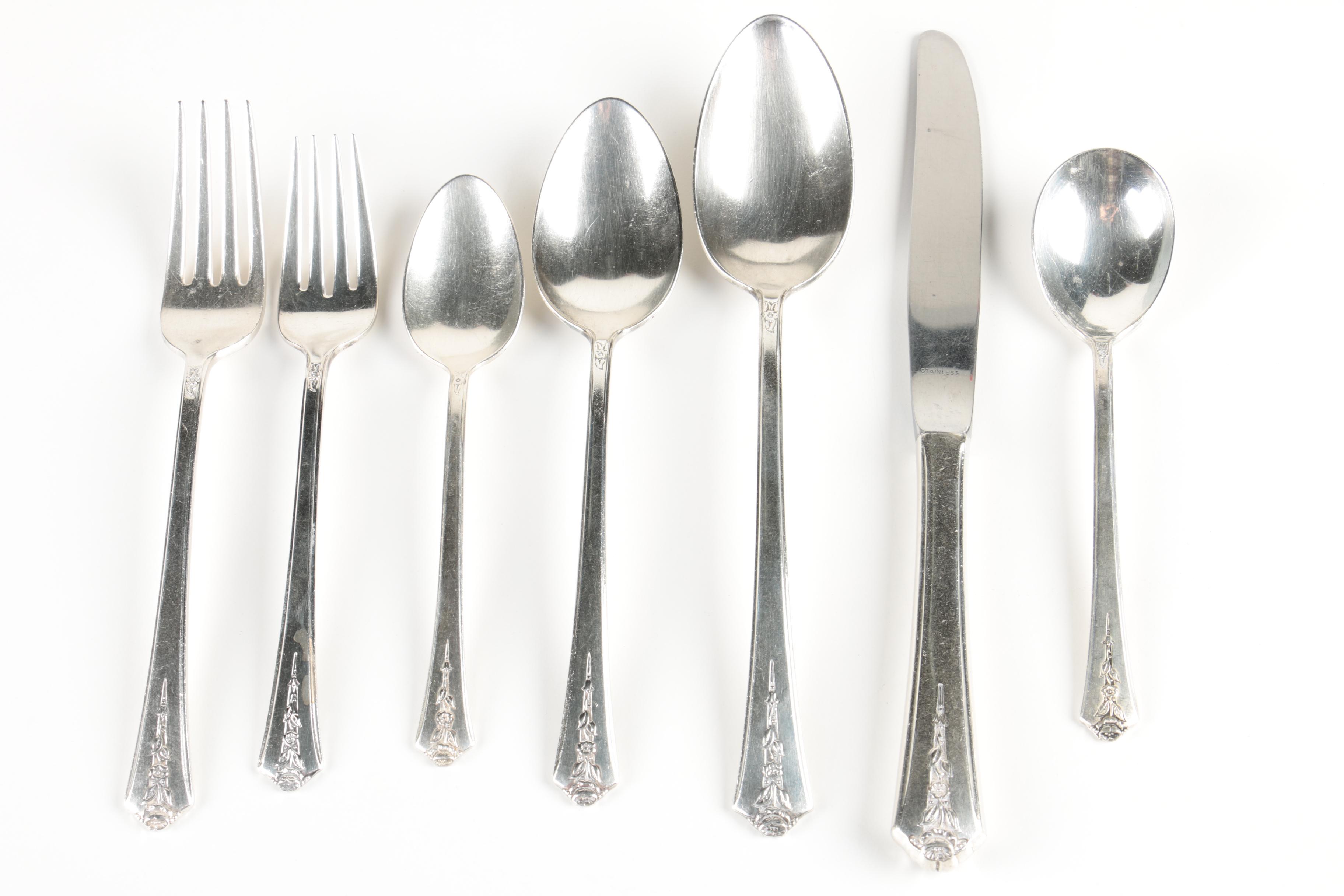 Holmes & Edwards "Spring Garden" Silver Plate Flatware