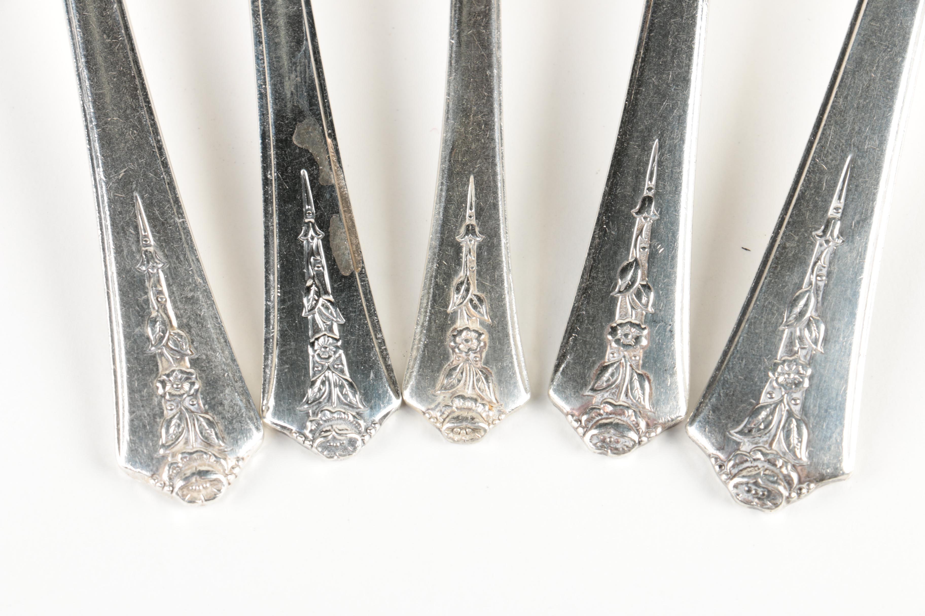 Holmes & Edwards "Spring Garden" Silver Plate Flatware