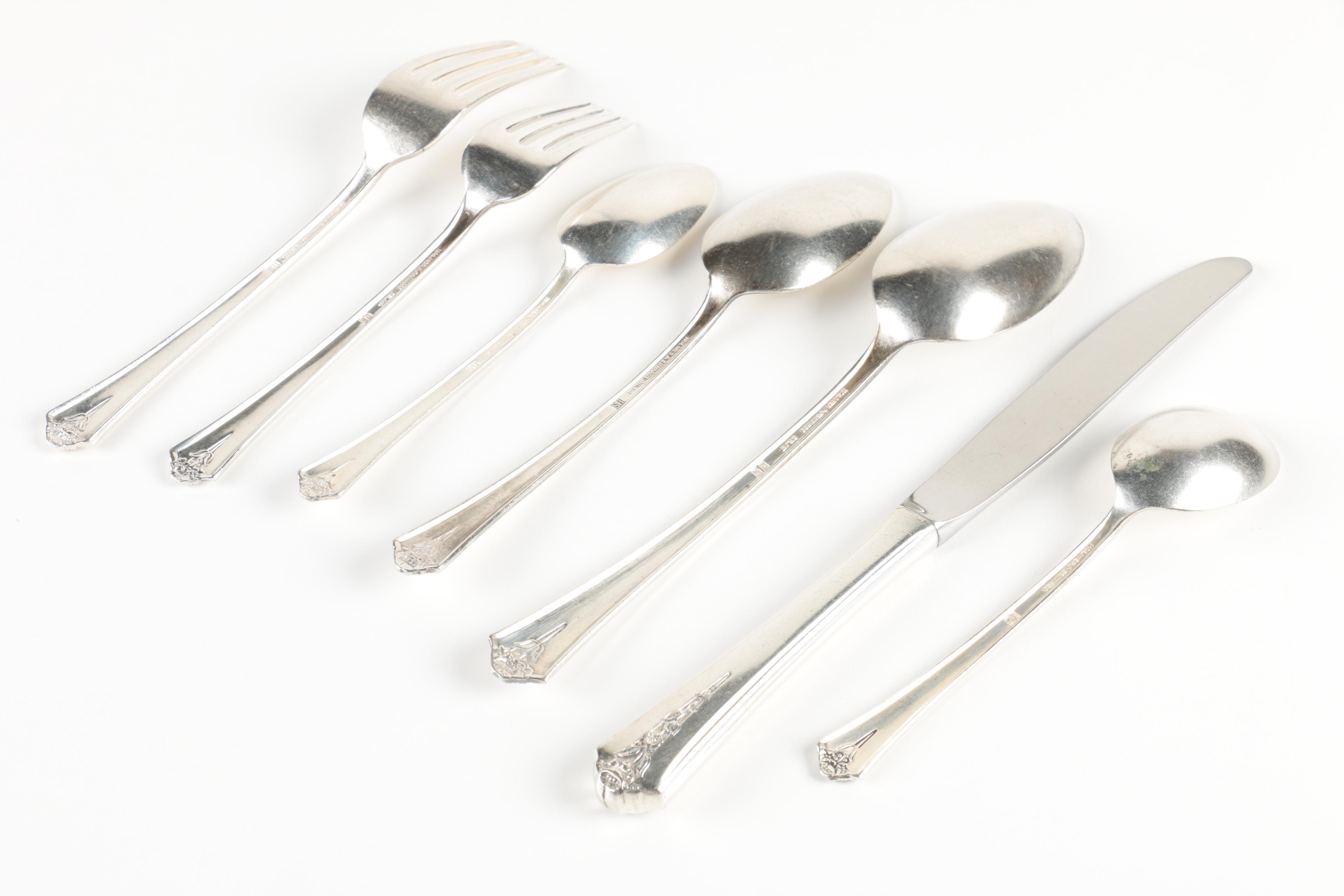 Holmes & Edwards "Spring Garden" Silver Plate Flatware