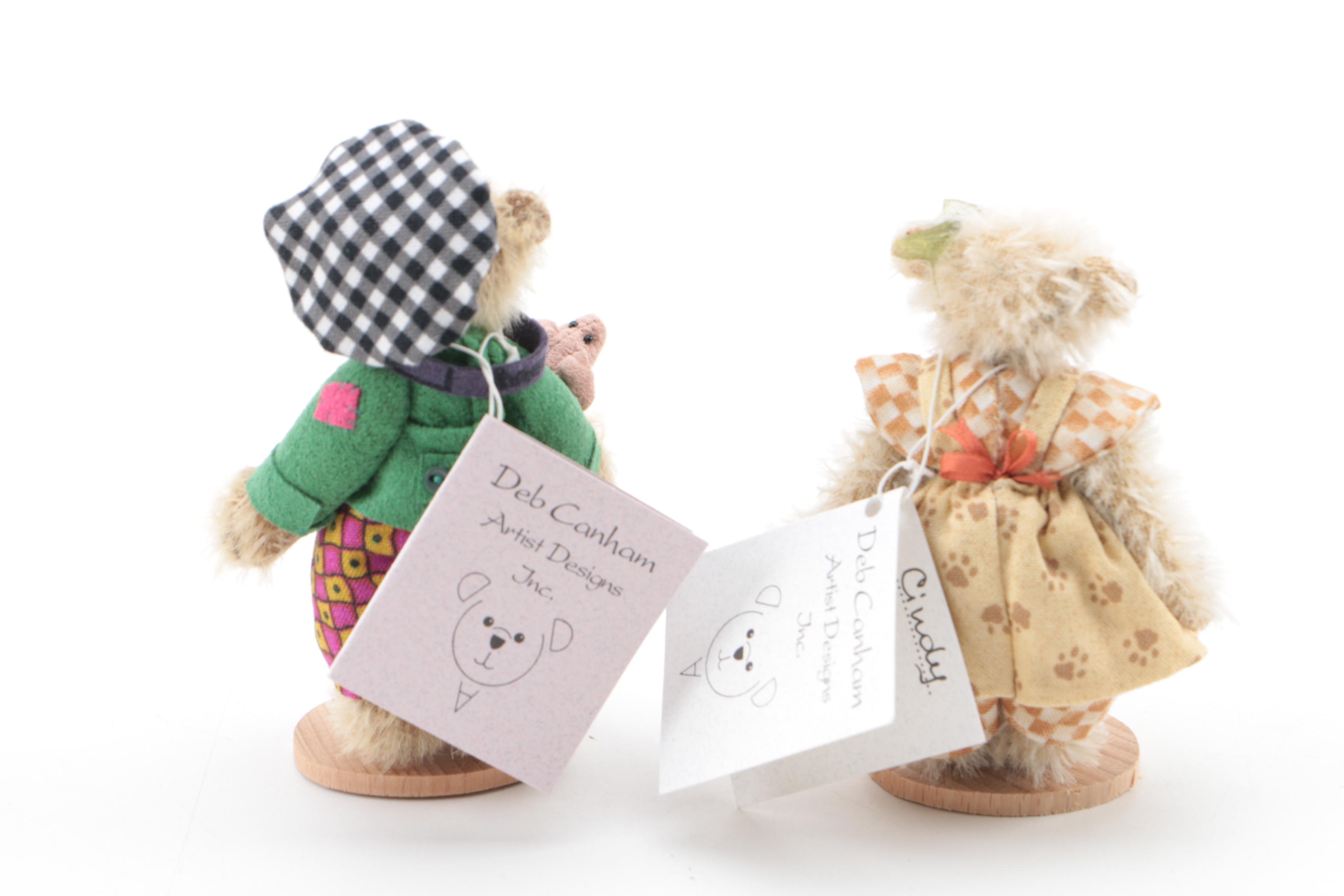 Deb Conham Signed Limited Edition Miniature Plush Animals