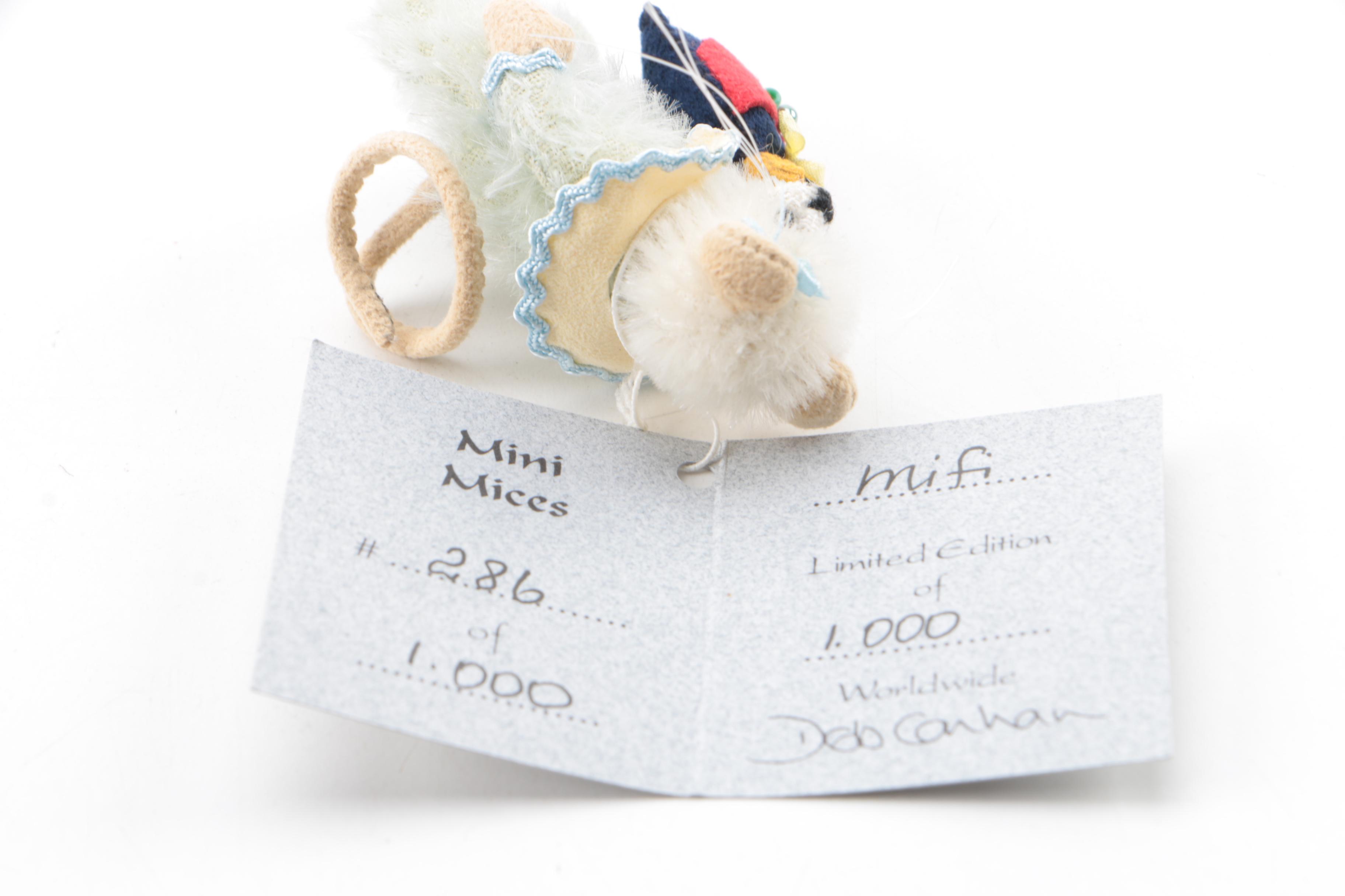 Deb Conham Signed Limited Edition Miniature Plush Animals