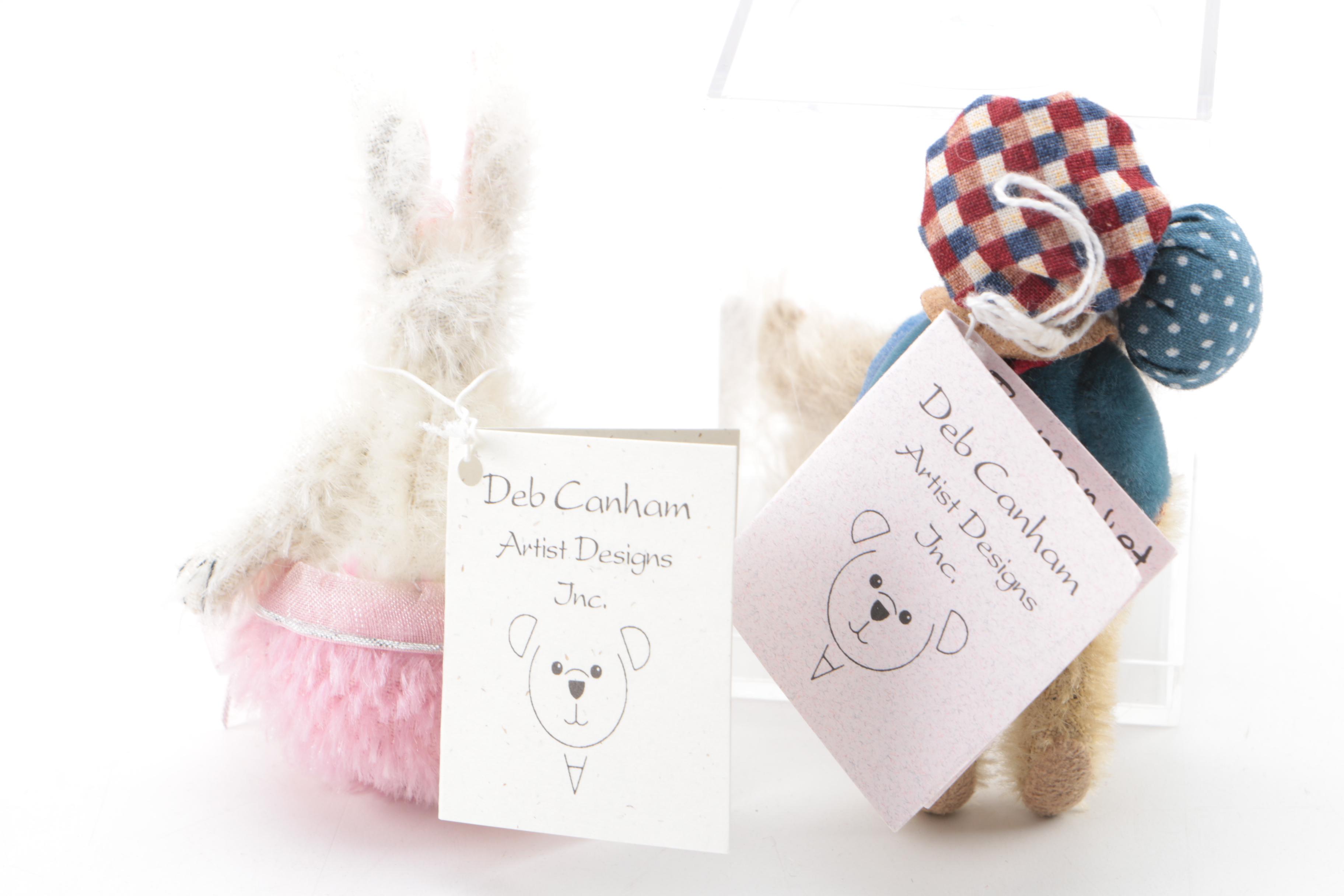 Deb Conham Signed Limited Edition Miniature Plush Animals