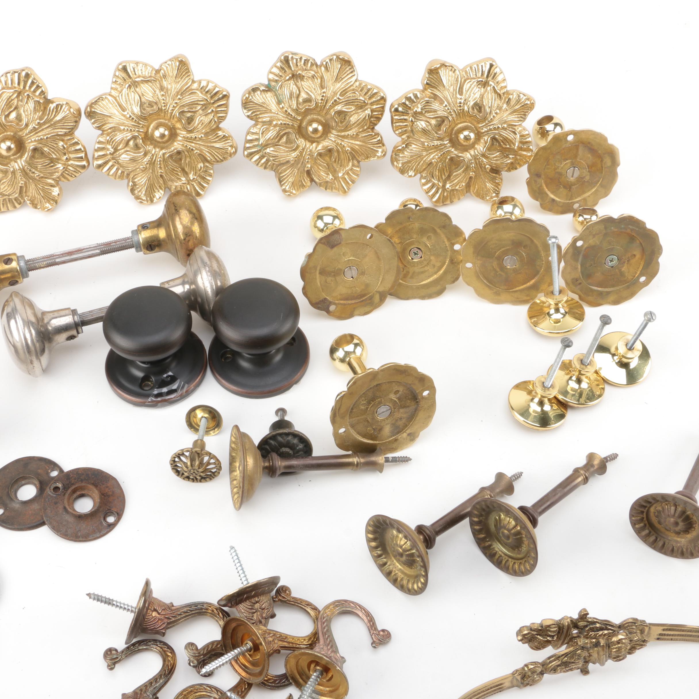 Brass and Metal Hardware and Hooks