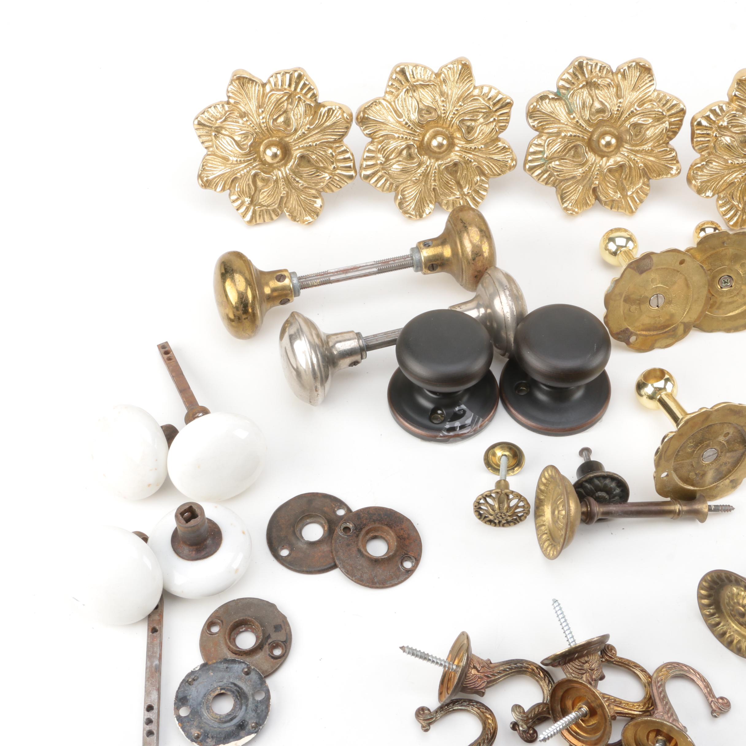 Brass and Metal Hardware and Hooks