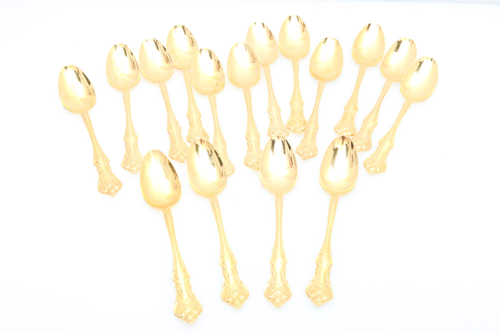 International Deep Silver "Golden Orleans" Flatware