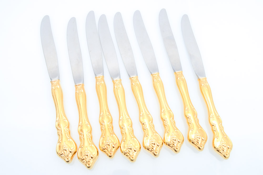 International Deep Silver "Golden Orleans" Flatware