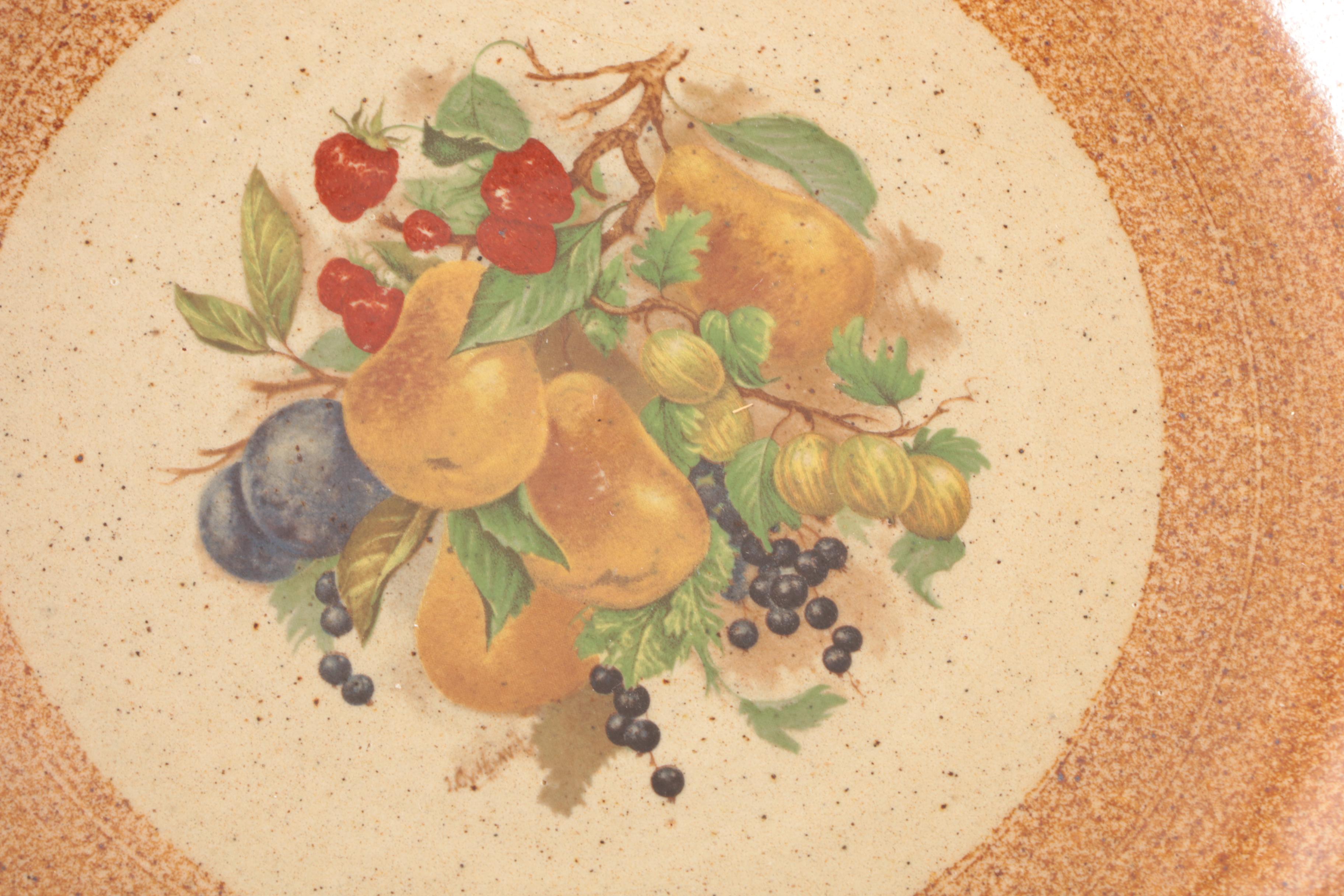 Stoneware Serving Bowls Including Stone Soldier Pottery