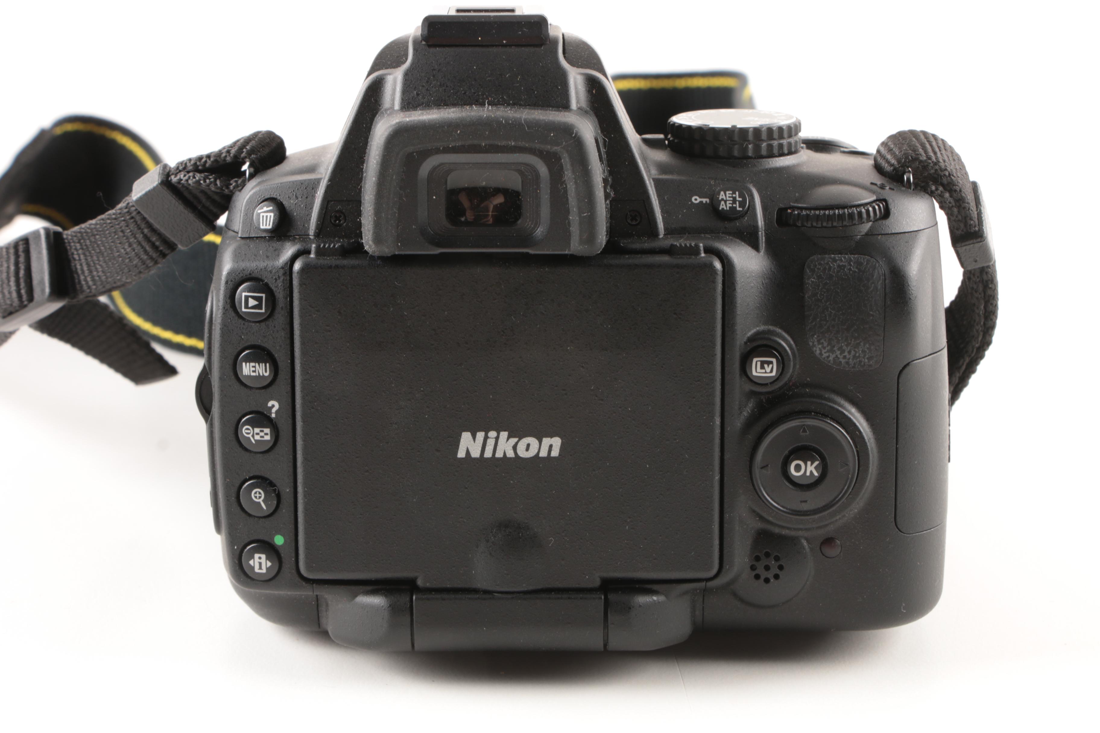 Nikon D5000 Camera with Accessories and Case