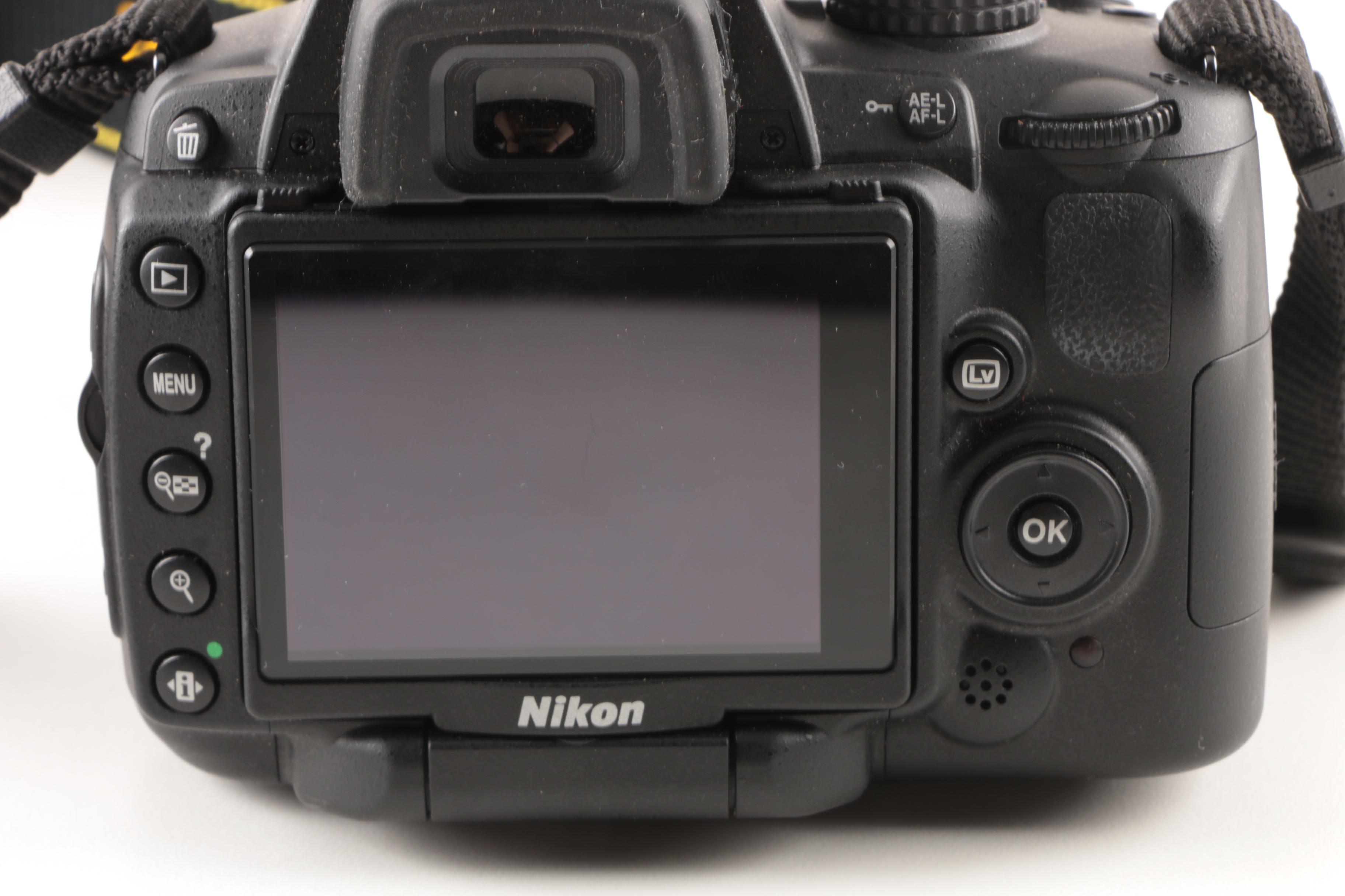 Nikon D5000 Camera with Accessories and Case