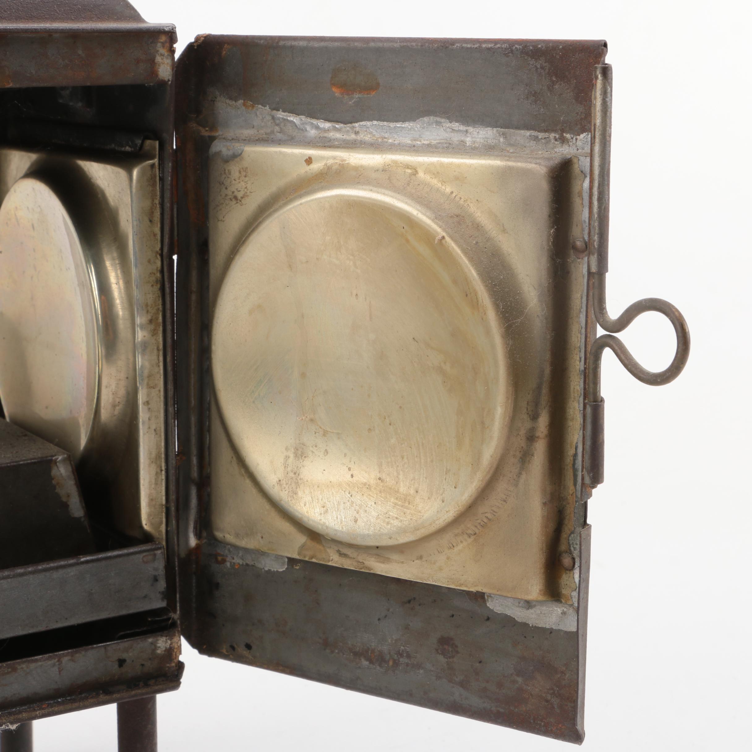 Pair of English Gas and Oil Lanterns