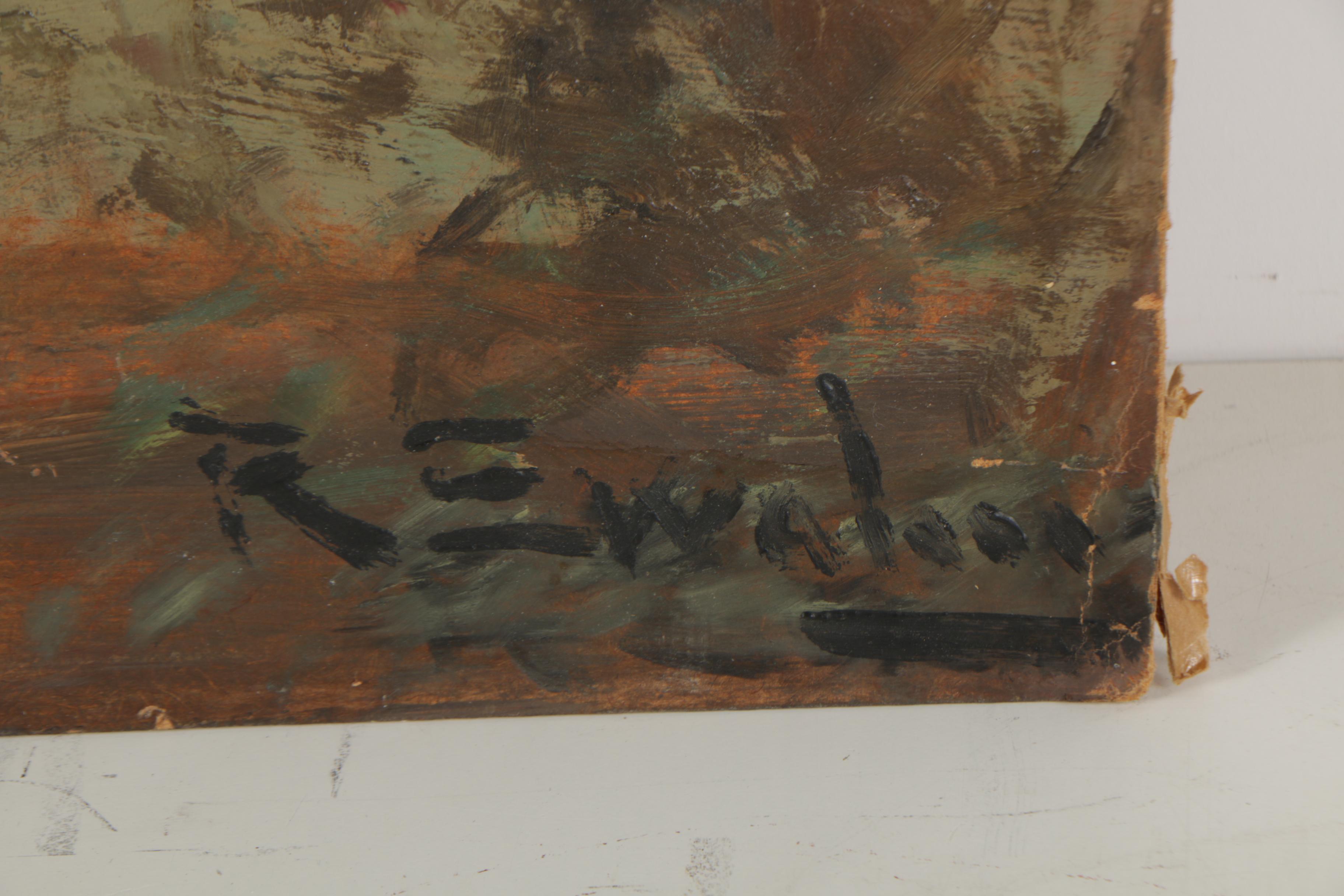 Original Signed Oil Painting on Board