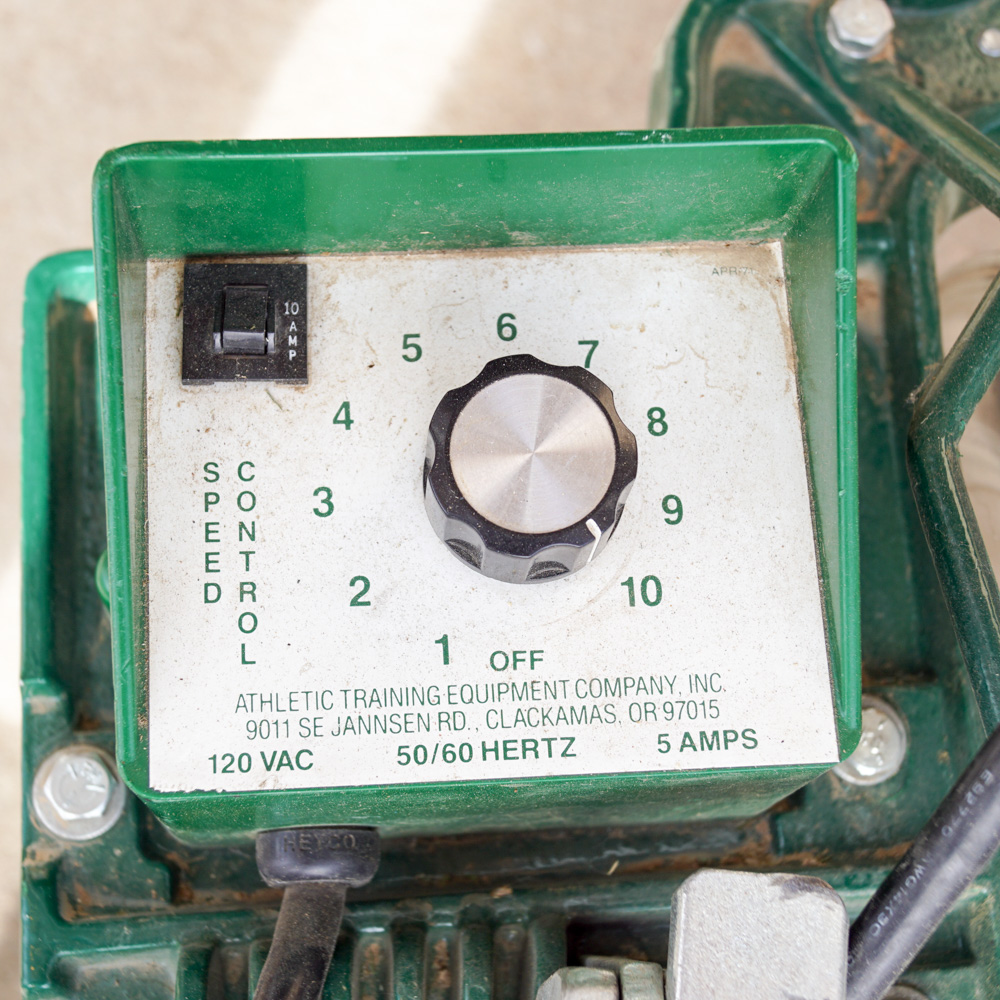 ATEC Rookie Softball Pitching Machine.