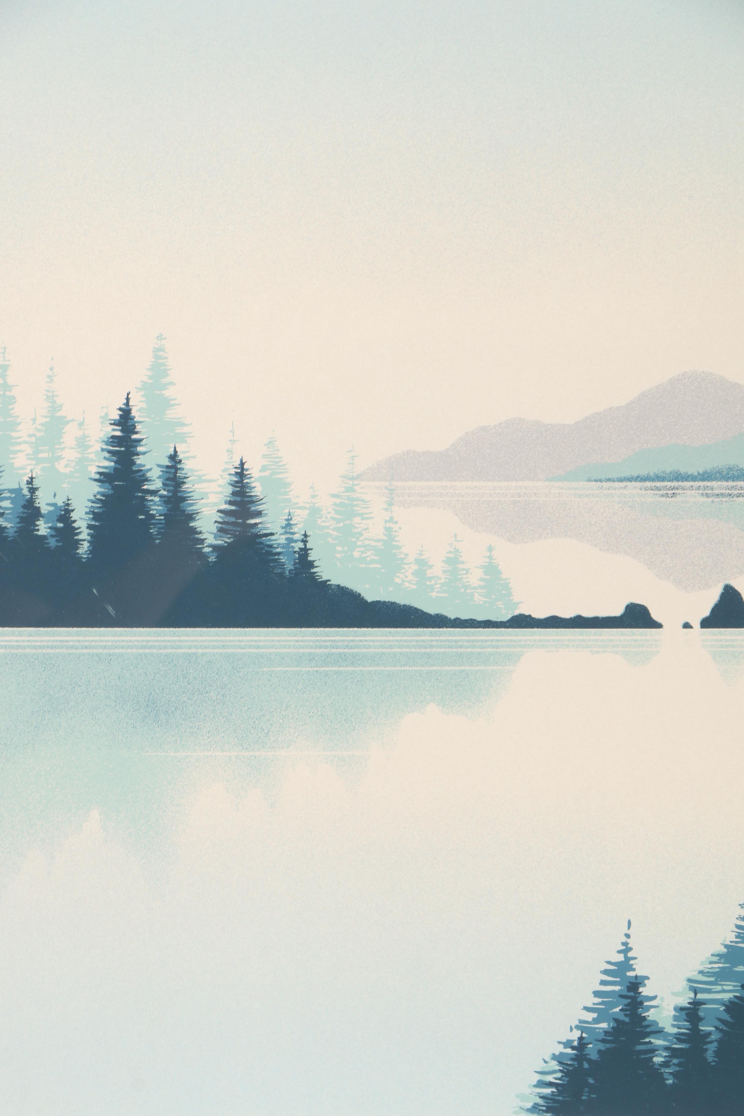 L. Sear Circa 1980s Serigraph "Light Shadows"