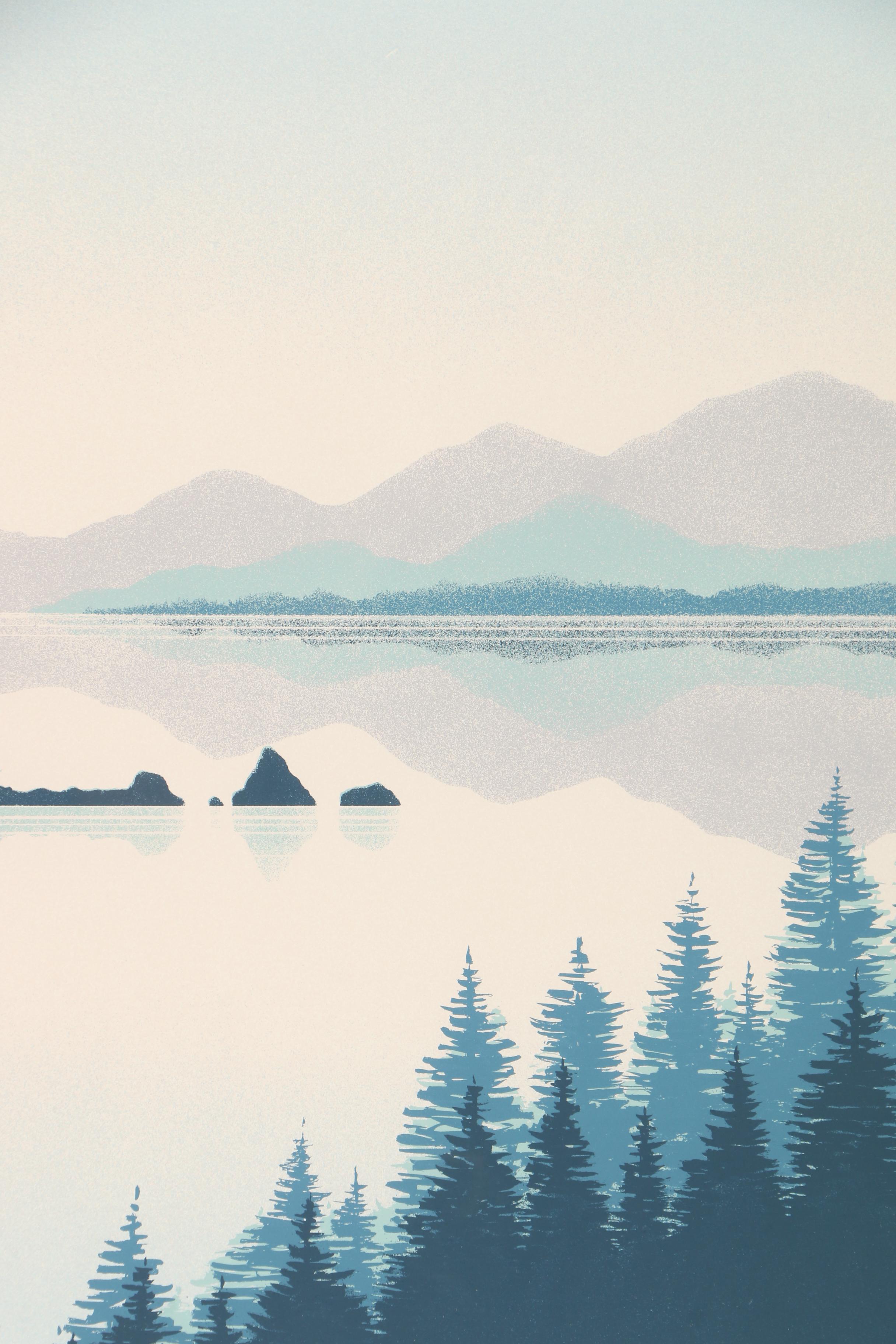 L. Sear Circa 1980s Serigraph "Light Shadows"