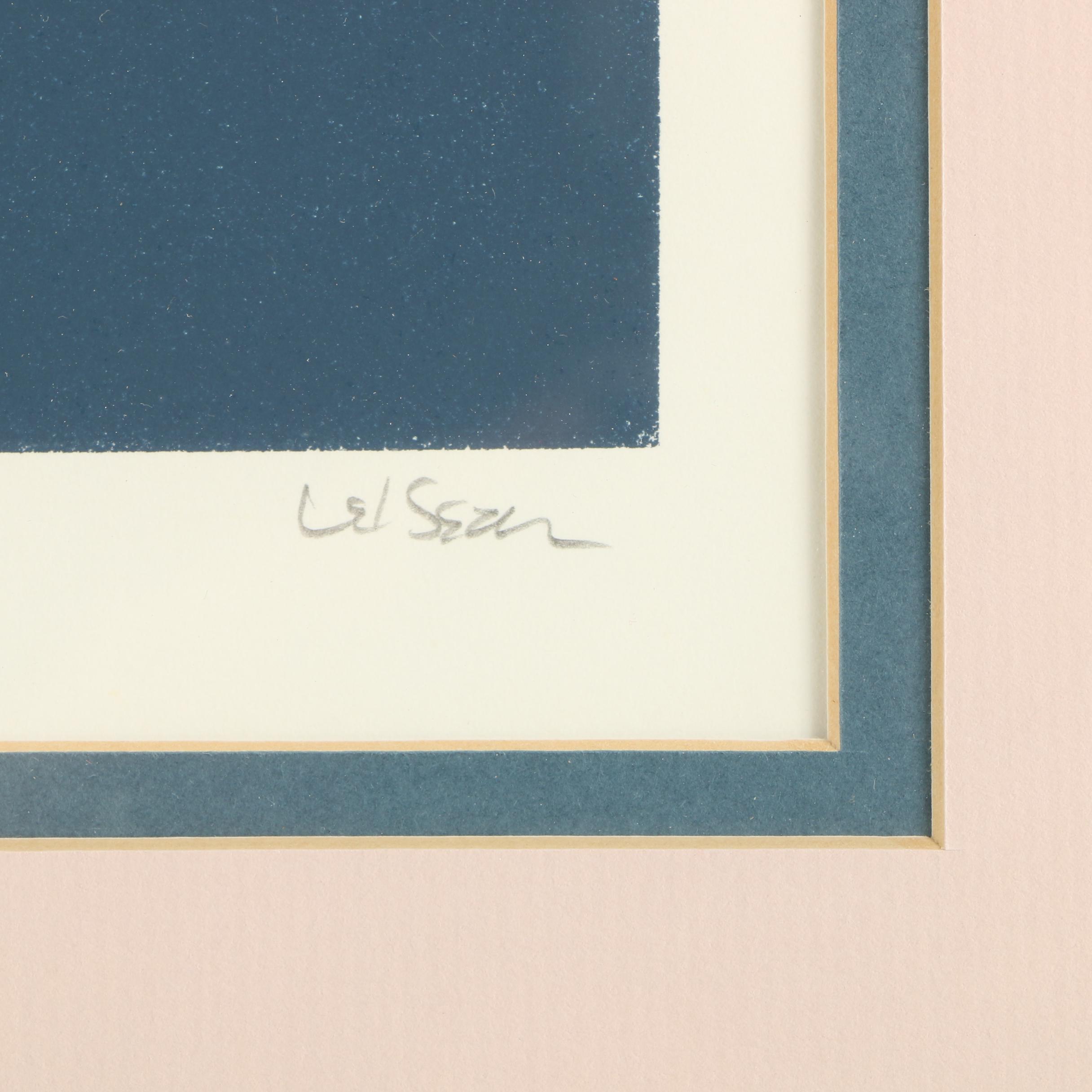 L. Sear Circa 1980s Serigraph "Light Shadows"