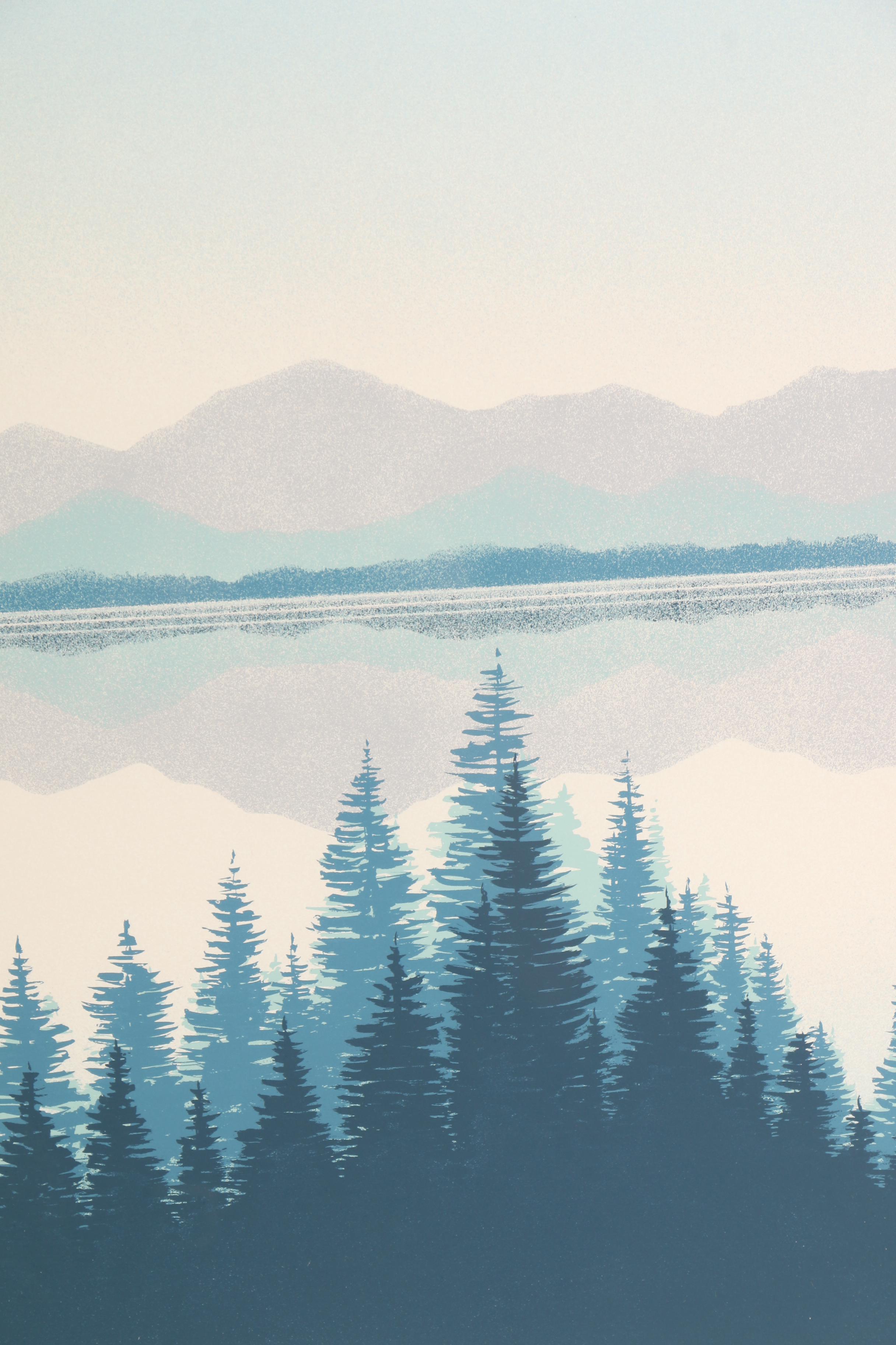 L. Sear Circa 1980s Serigraph "Light Shadows"