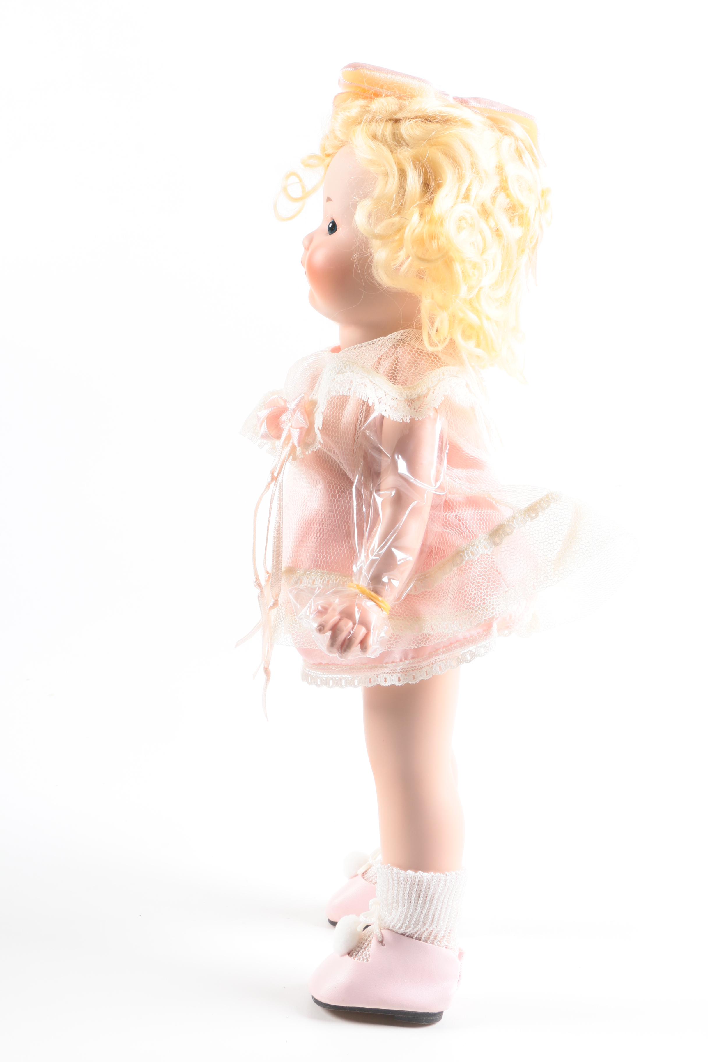 Vogue "Just Me Ribbons and Lace" Porcelain Doll and Gerbruder Bing Signed Doll