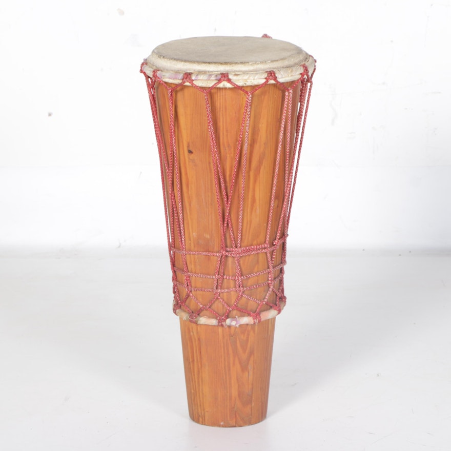 African-Style Bougarabou Hand Drum