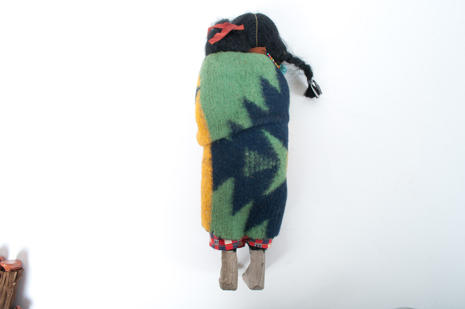 Vintage Skookum Native American Style Doll Including Kewpie Celluloid Eye Doll