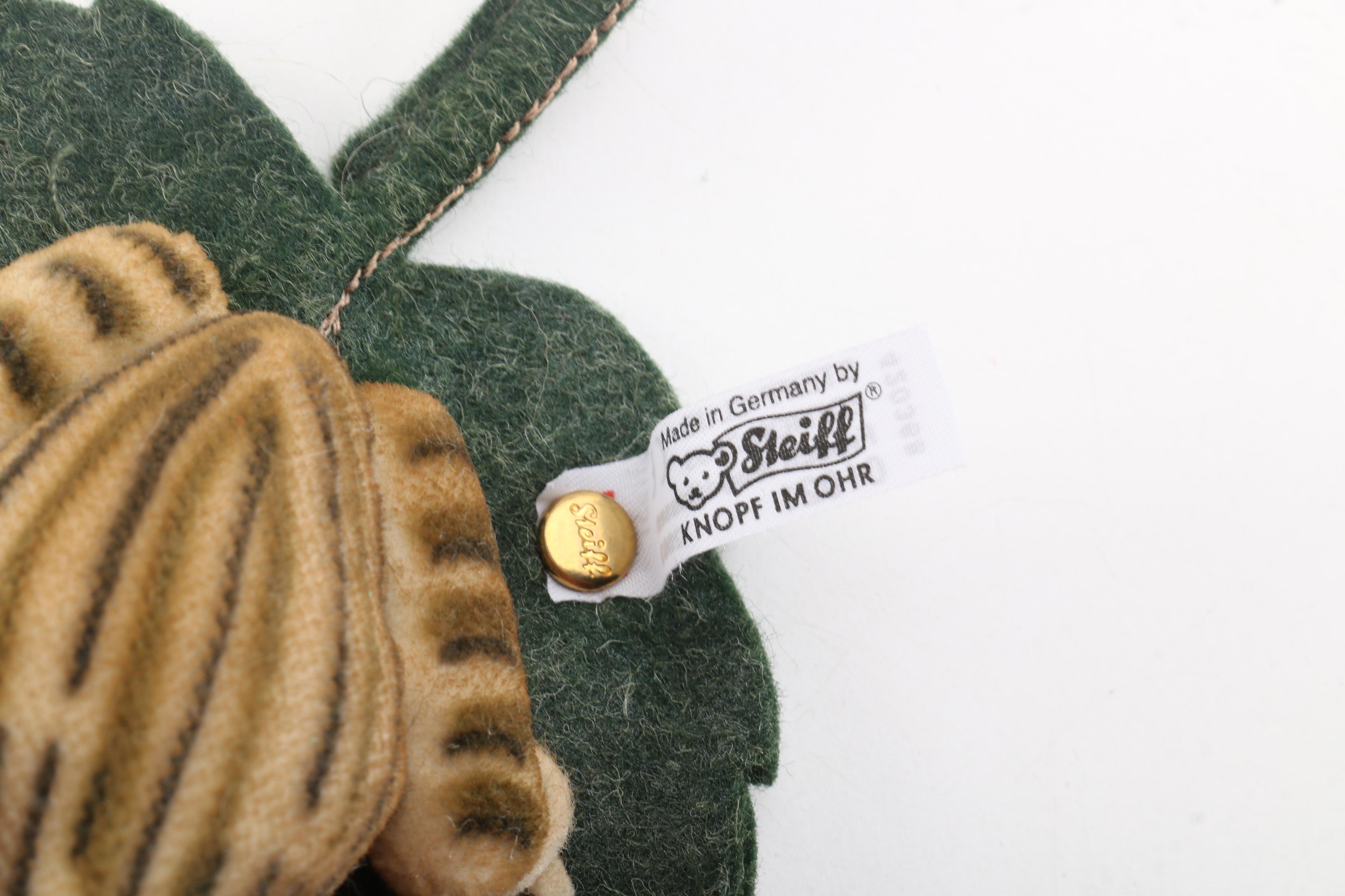 Steiff Club Edition Stuffed Elephant and Frog