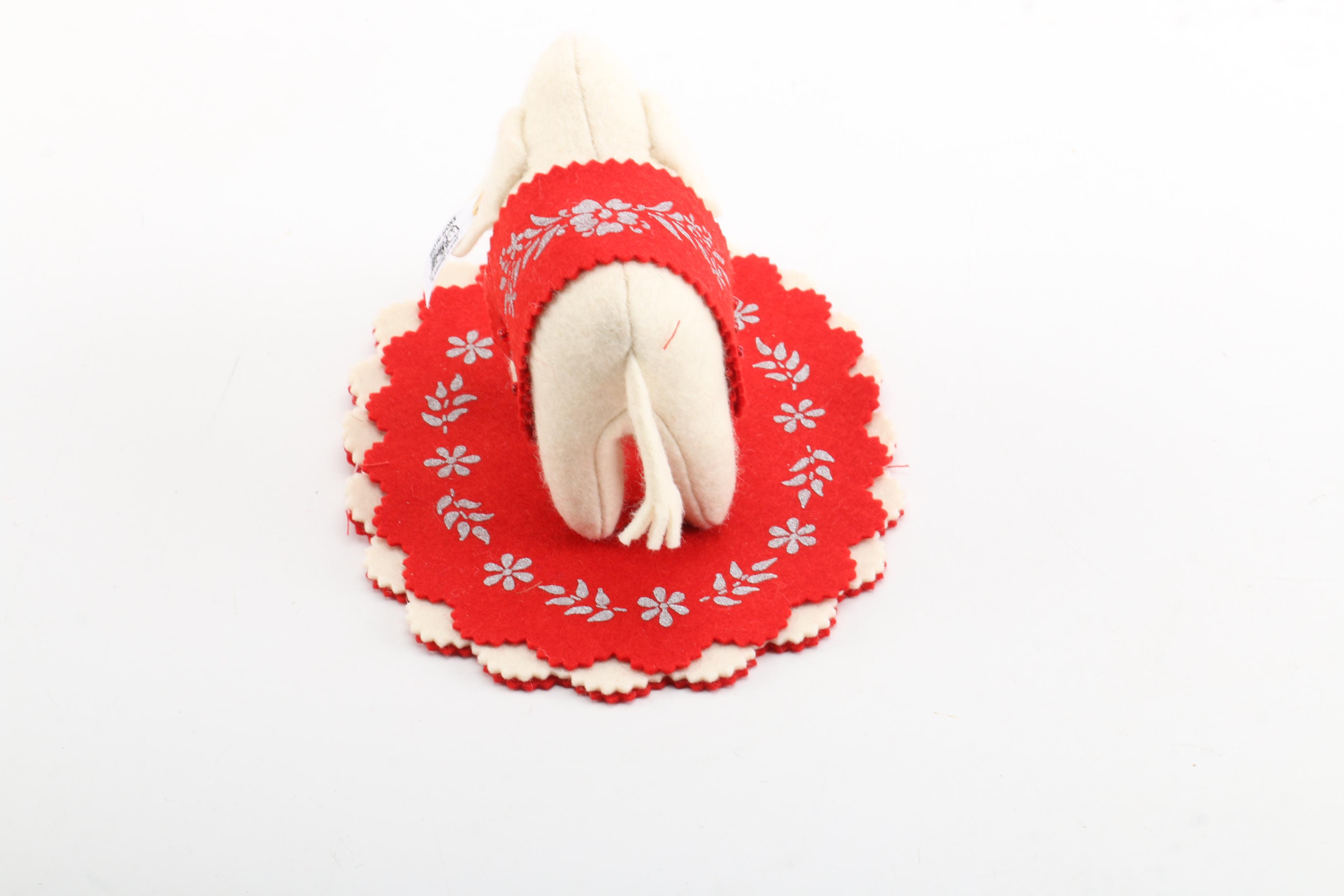 Steiff Club Edition Stuffed Elephant and Frog