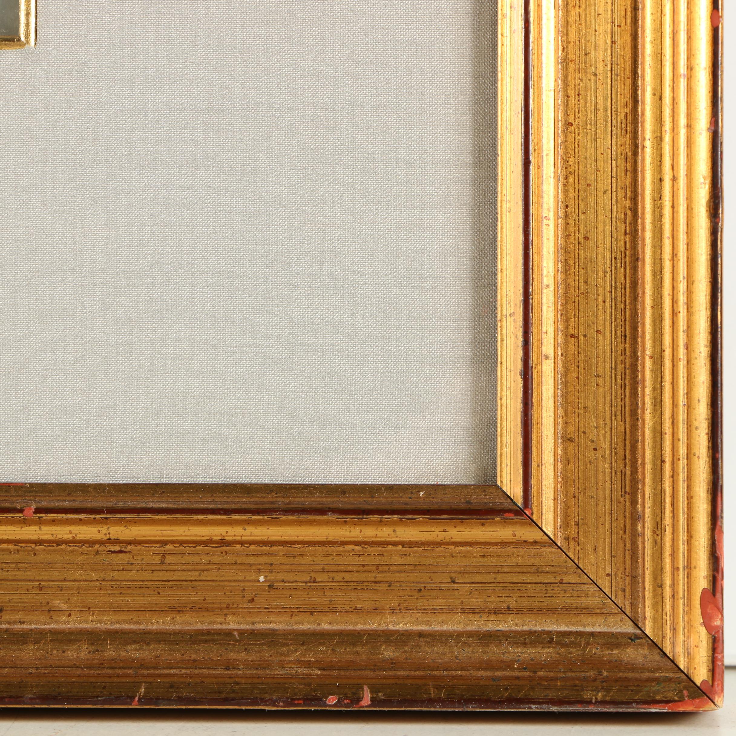 David Lee Circa 1980s Lithograph of Hibiscus Flowers "Lavender Light"