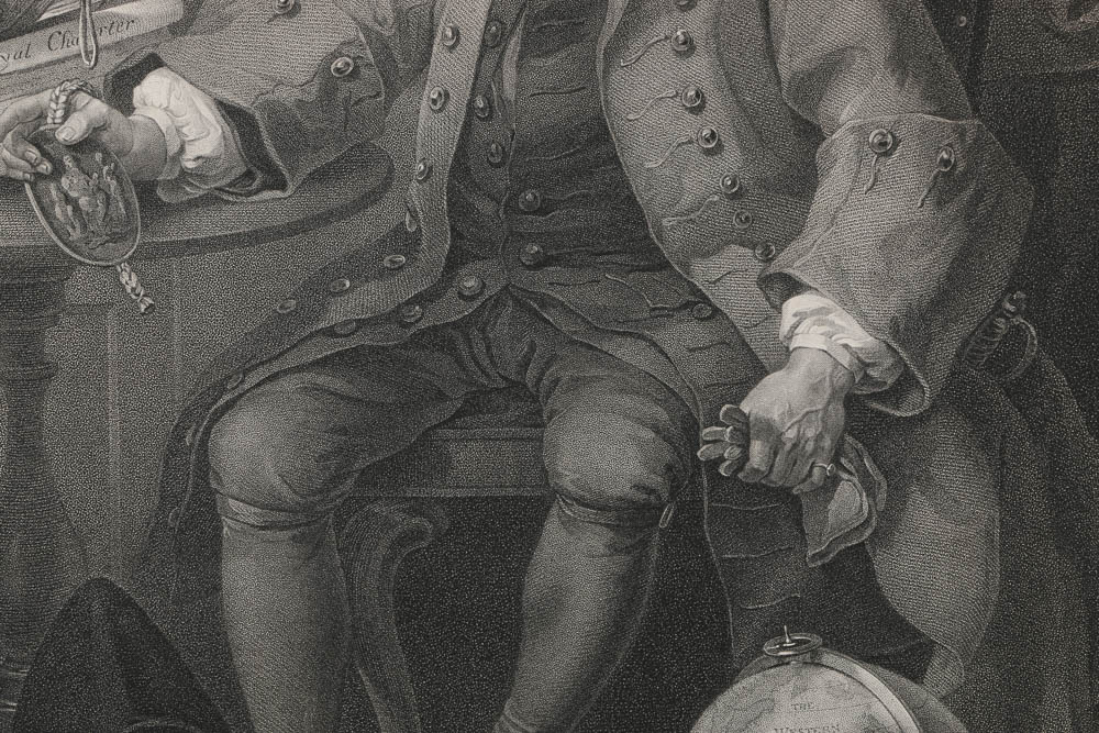 Reproduction Intaglio Prints After William Hogarth and Thomas Phillips