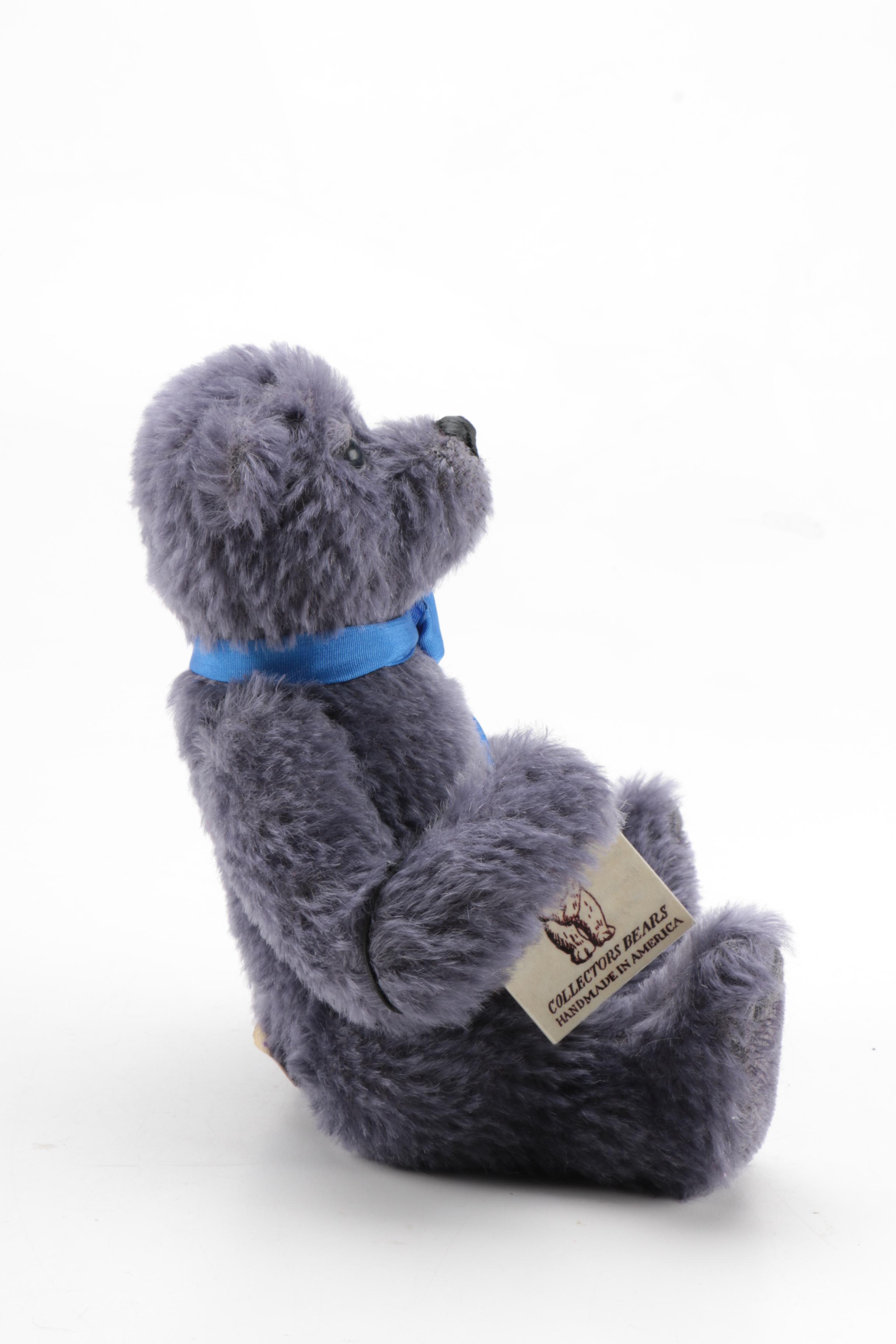 The Bear Lady "Karen" and "Jimmy" Bears and Wood Wagon