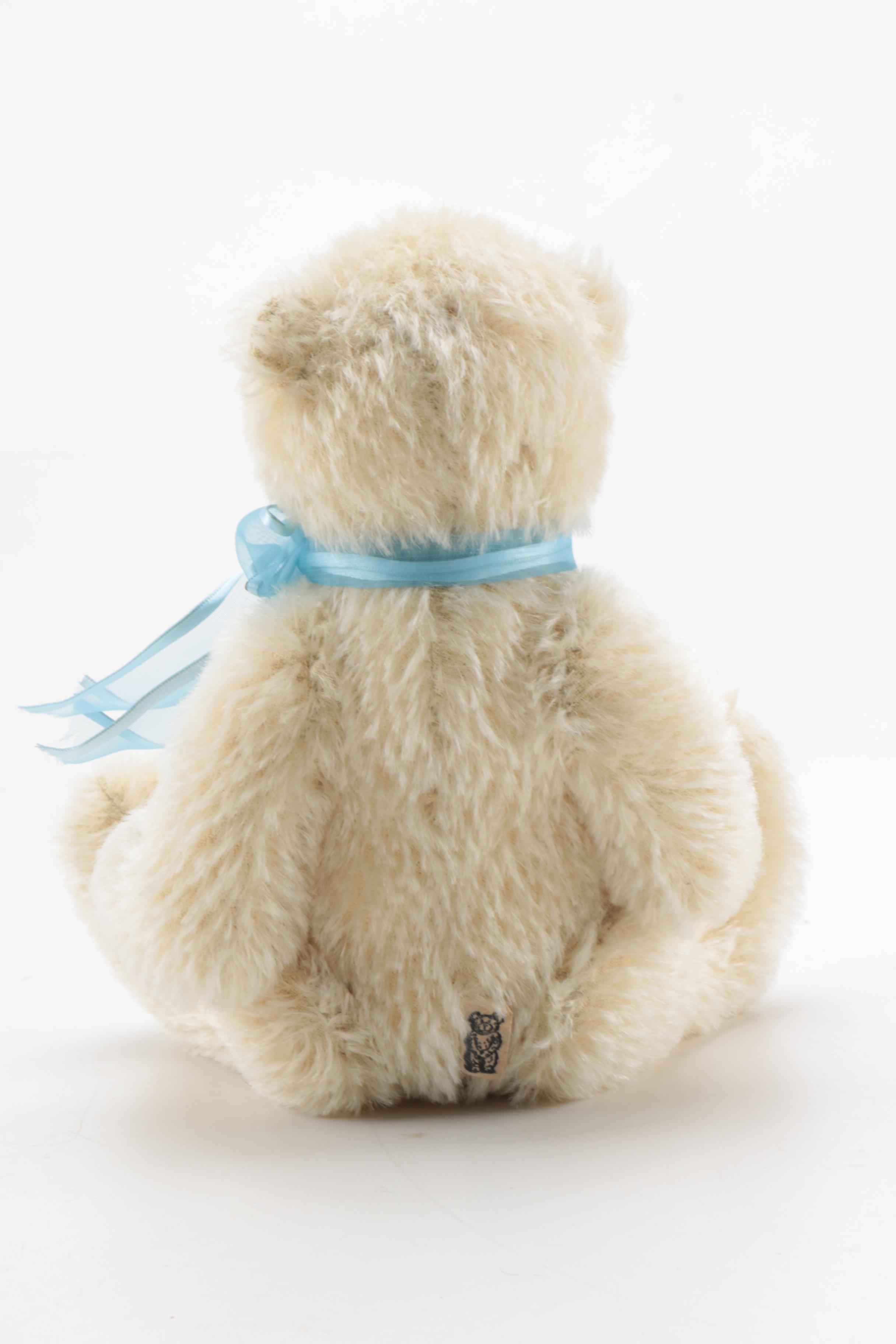 The Bear Lady "Karen" and "Jimmy" Bears and Wood Wagon