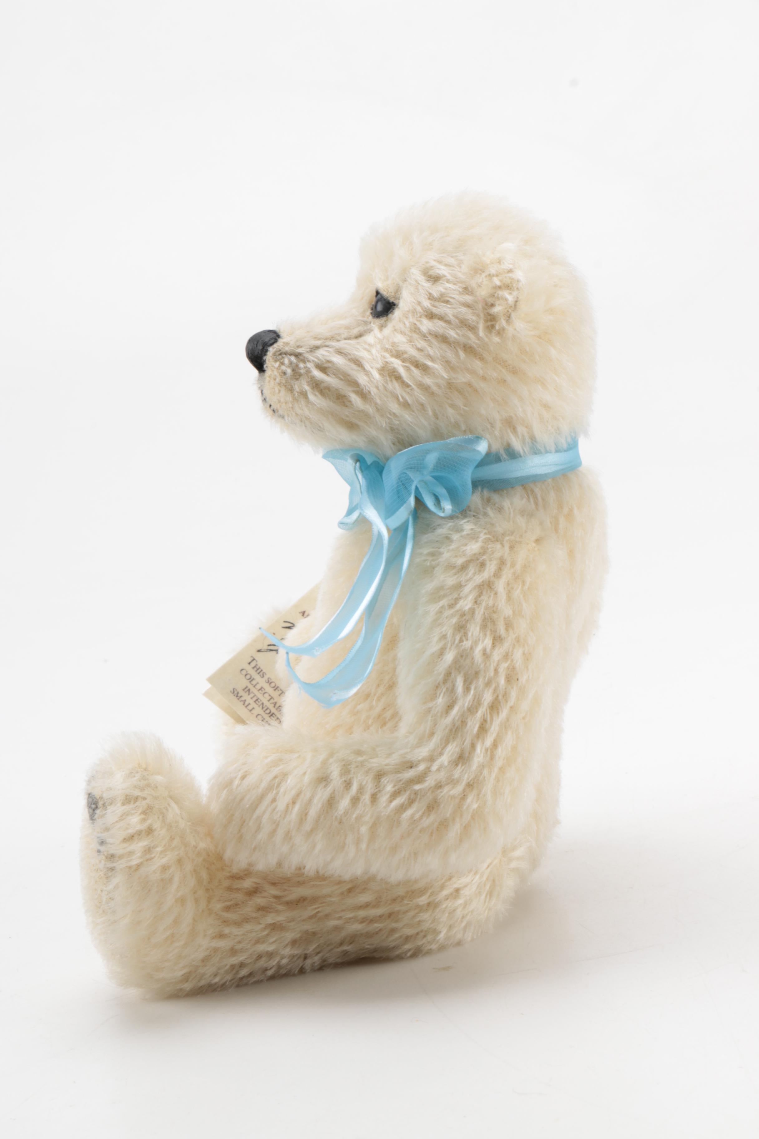 The Bear Lady "Karen" and "Jimmy" Bears and Wood Wagon