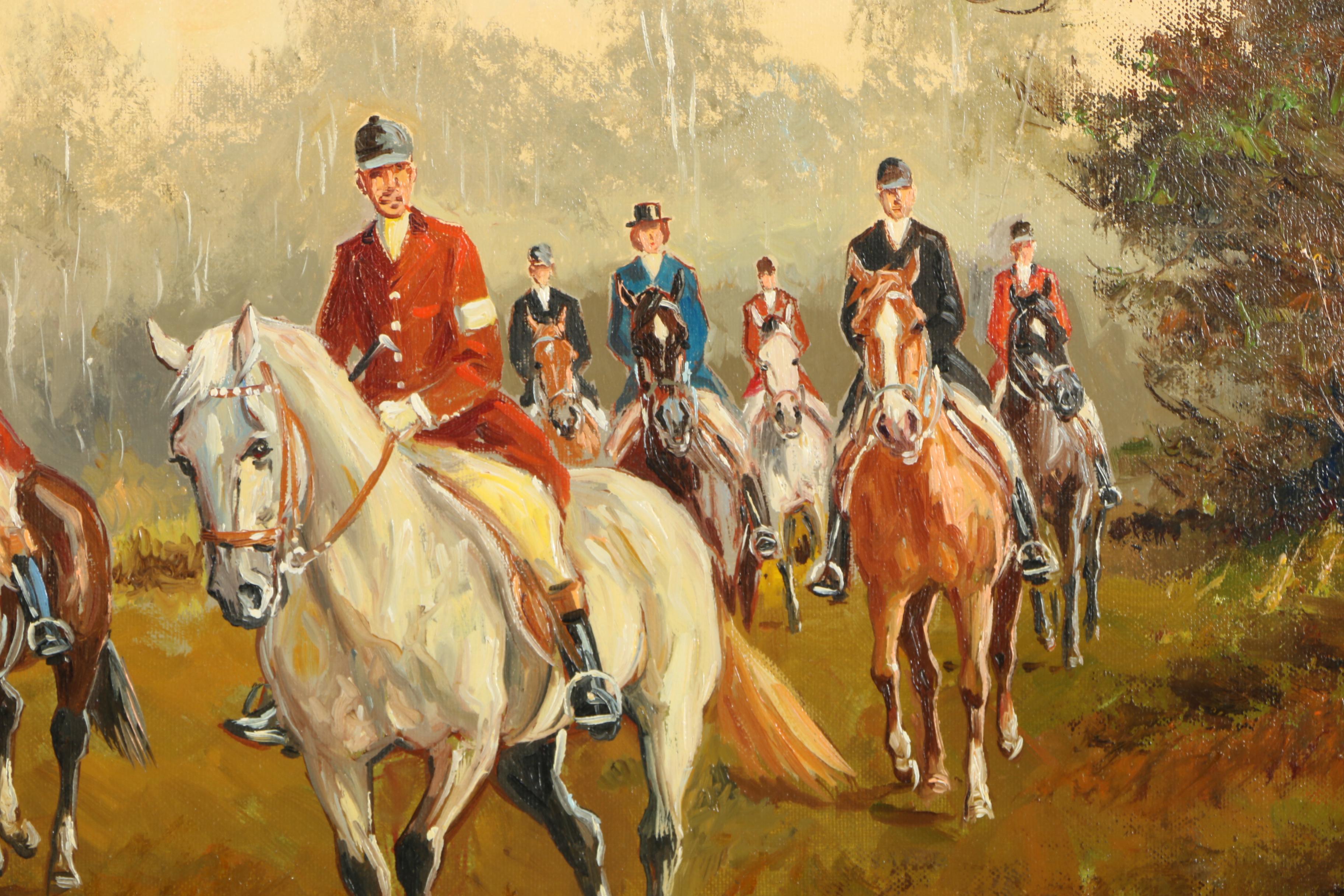 H. Riedmann Oil Painting