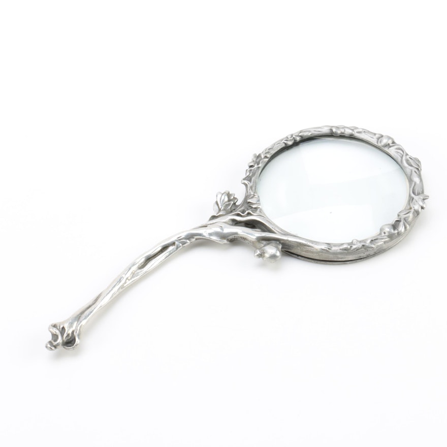 Pewter Magnifying Glass