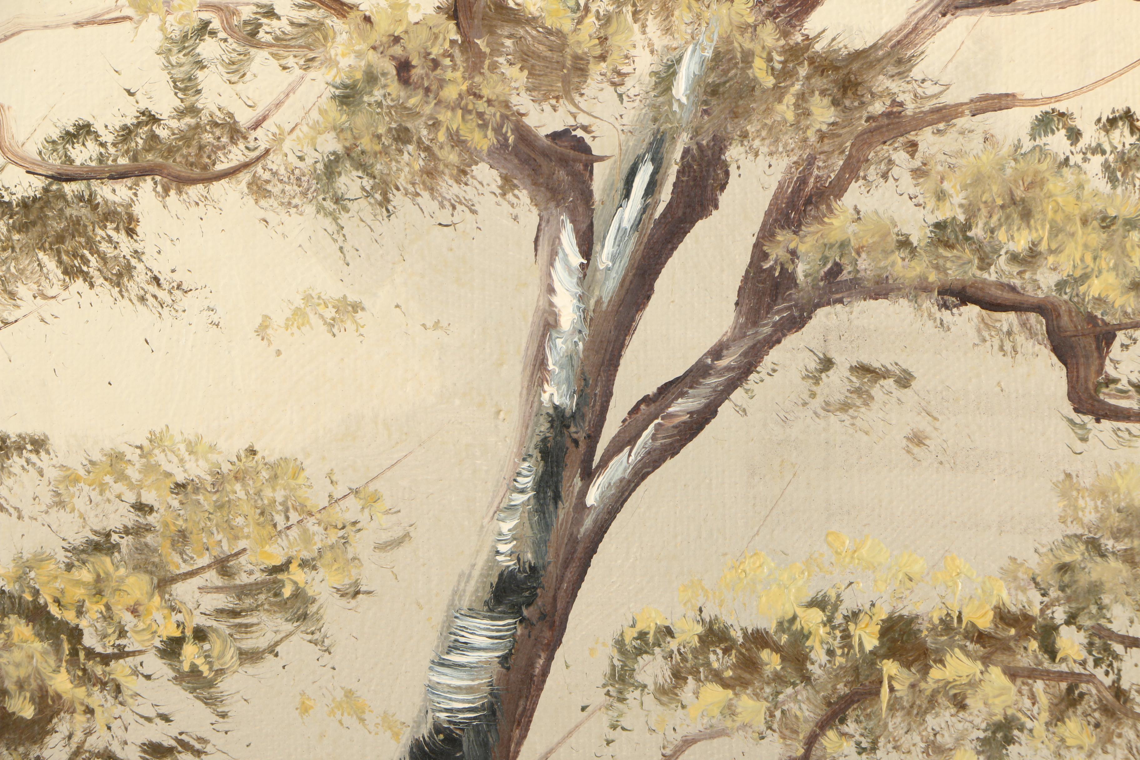 Lewis Oil Painting on Canvas of Cottage