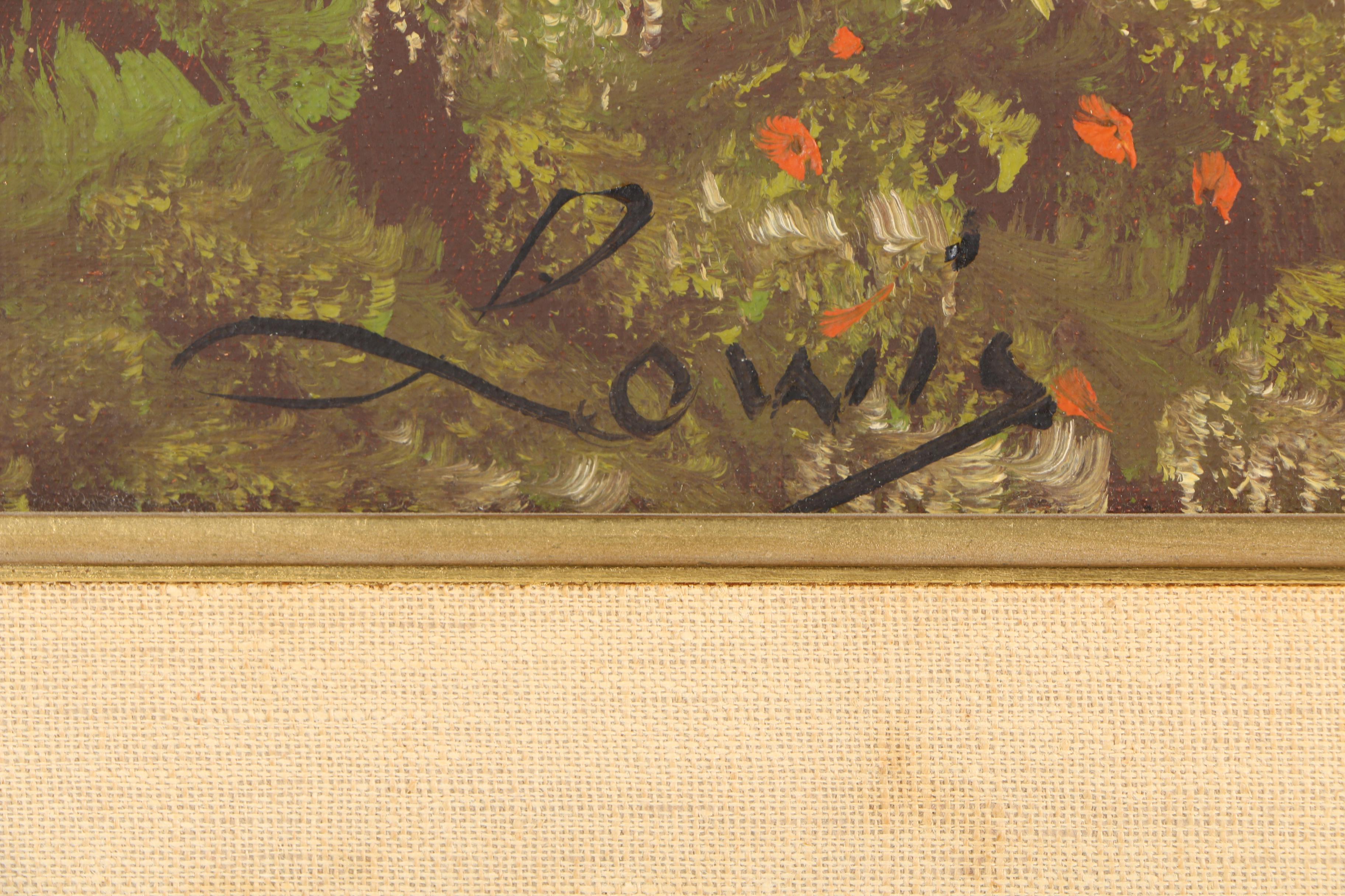 Lewis Oil Painting on Canvas of Cottage