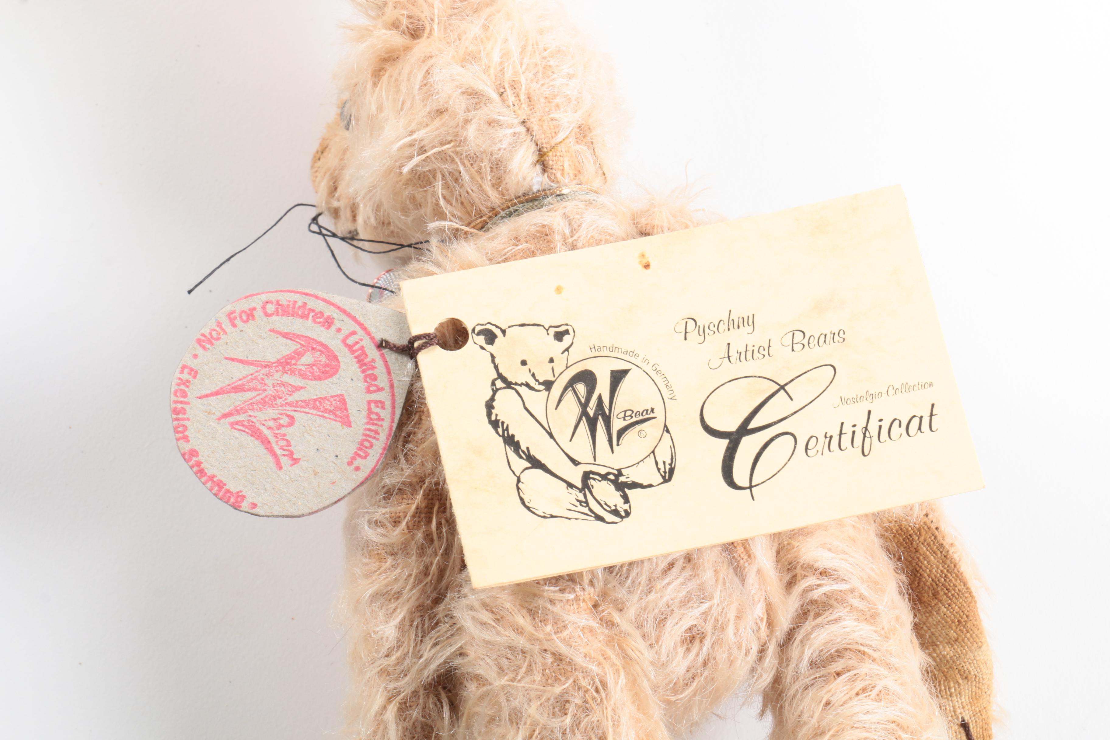 Vintage Mohair Teddy Bears and Plush Rabbits Featuring Animal Crackers