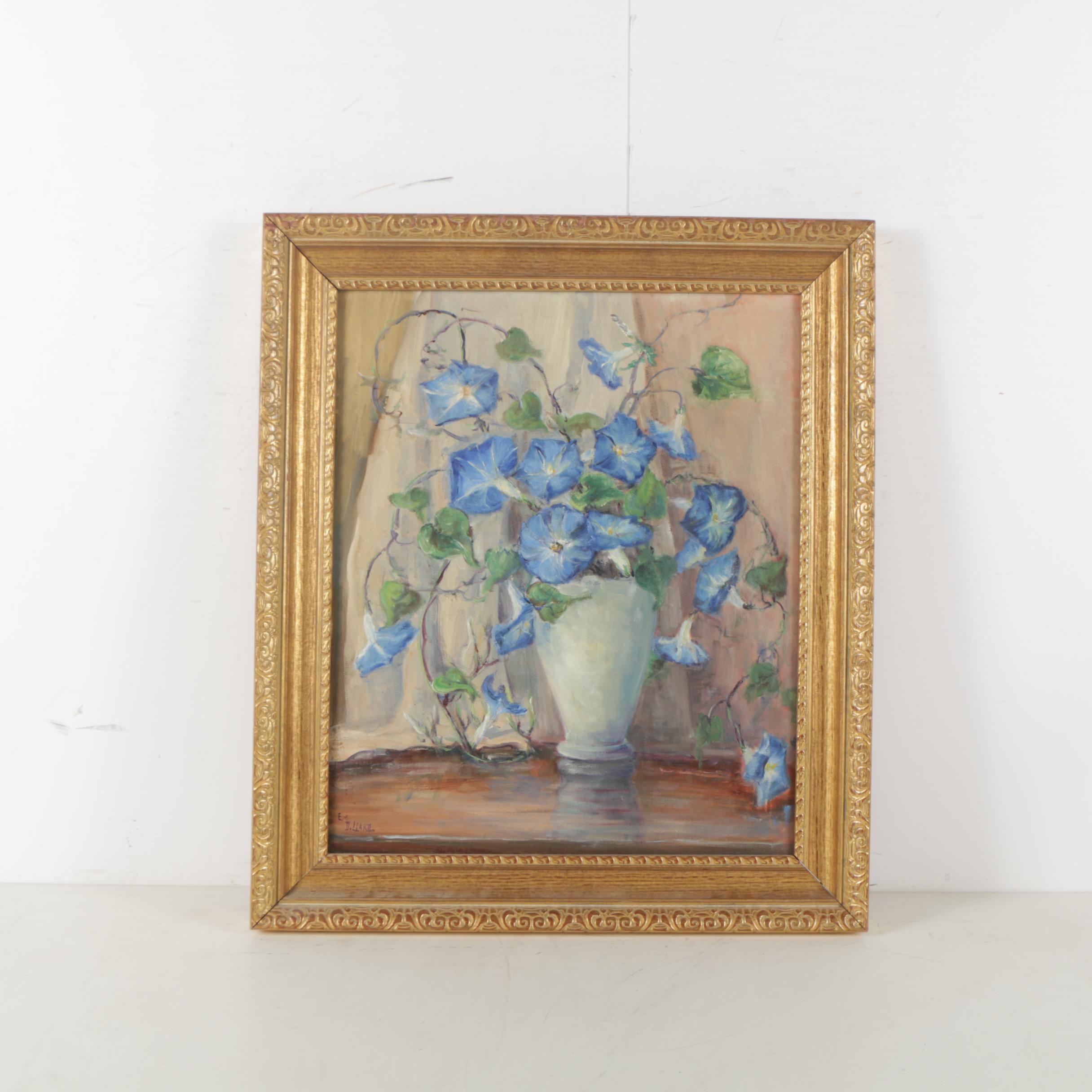 Oil Painting of Floral Still Life